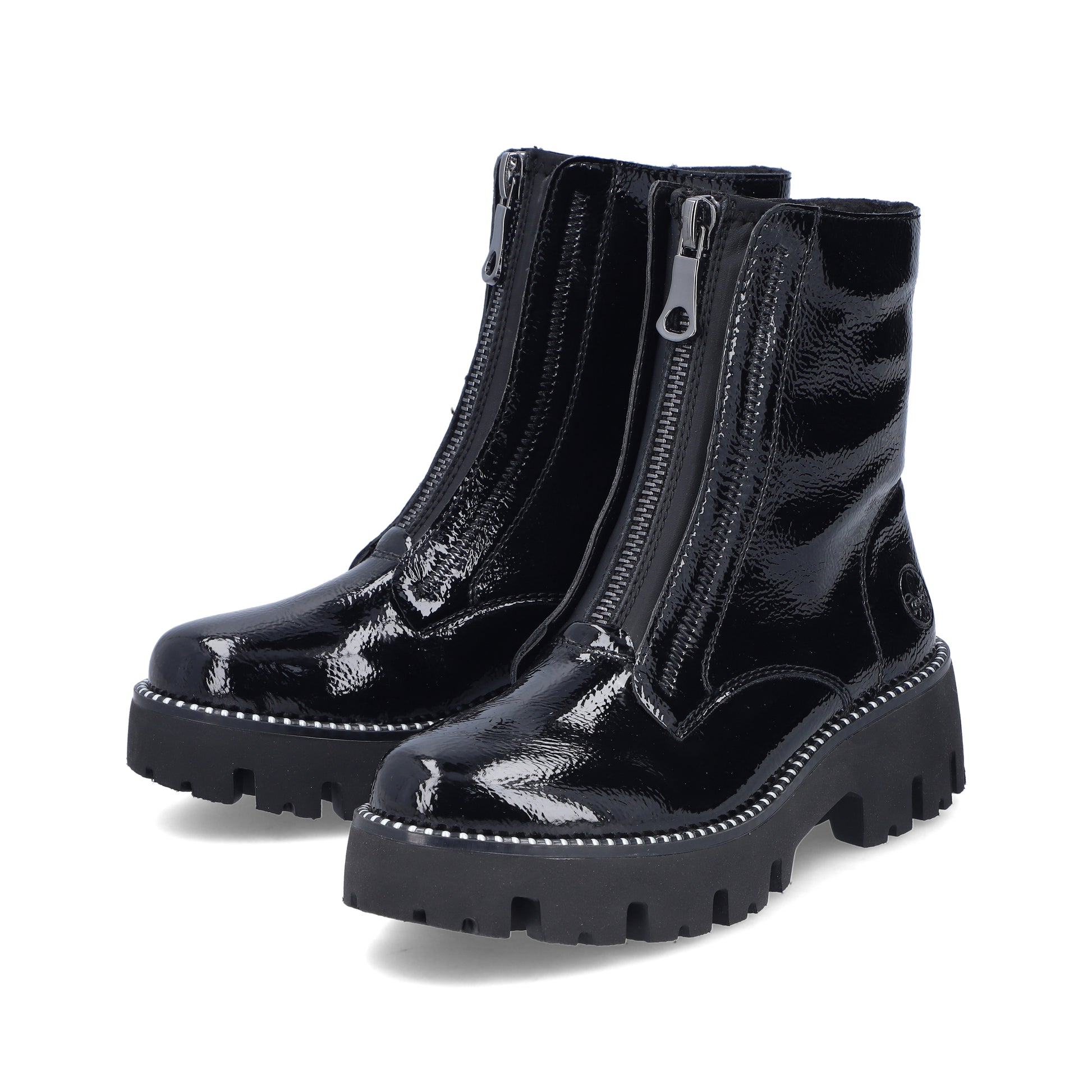 Black Zip Boots for Women | Rieker Y3351-00