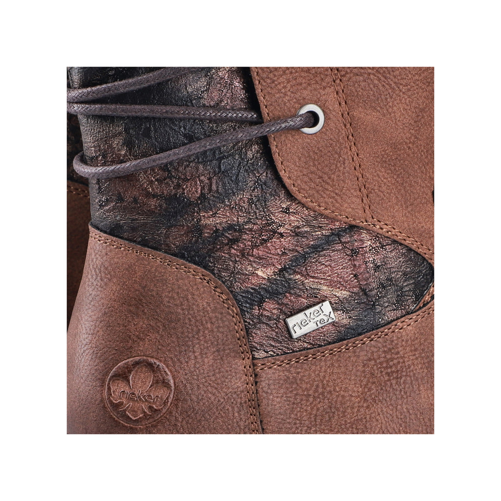 Brown Zip Boots for Women | Rieker 94693-24