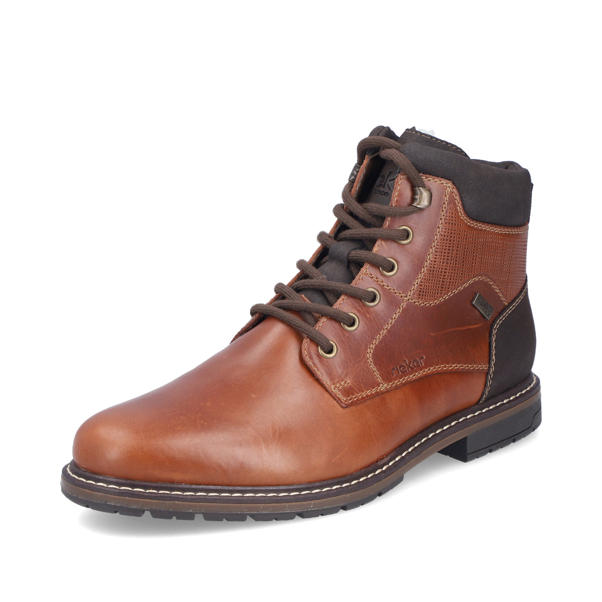 Brown Zip Boots for Men | Rieker 13740-24