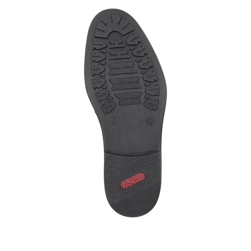Black Elasticated Shoes for Men | Rieker 17620-00