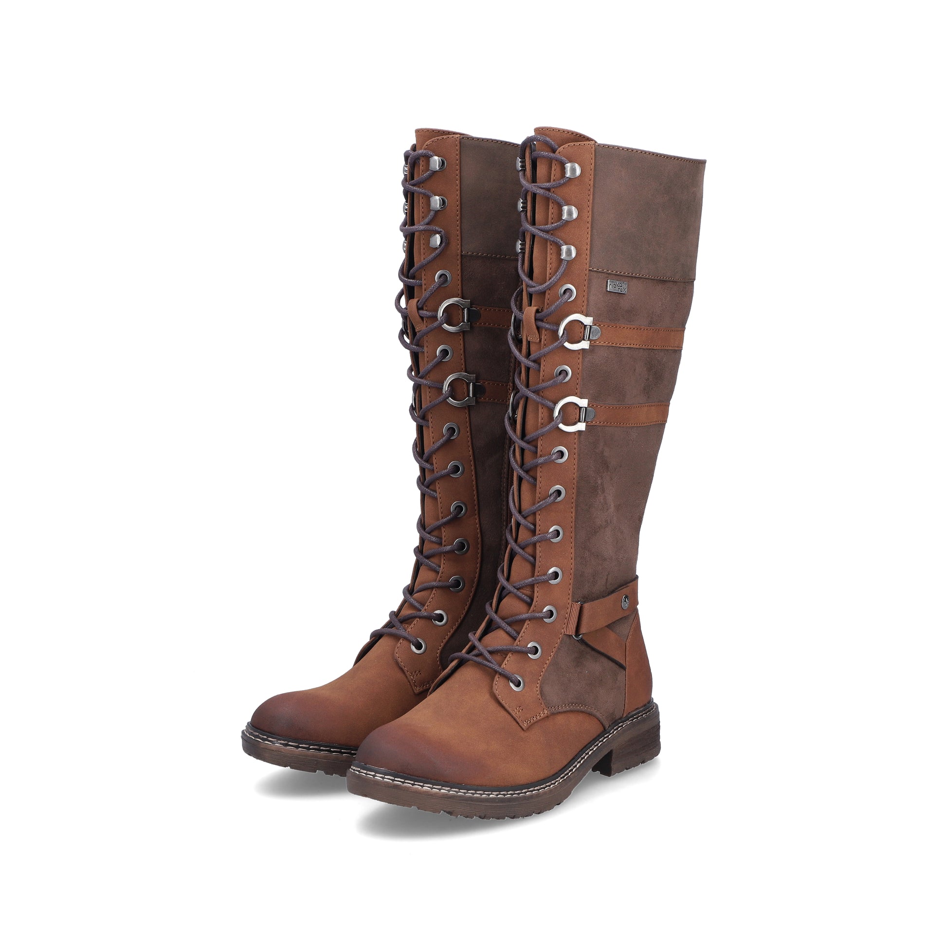 Brown Zip Boots for Women | Rieker 94732-25