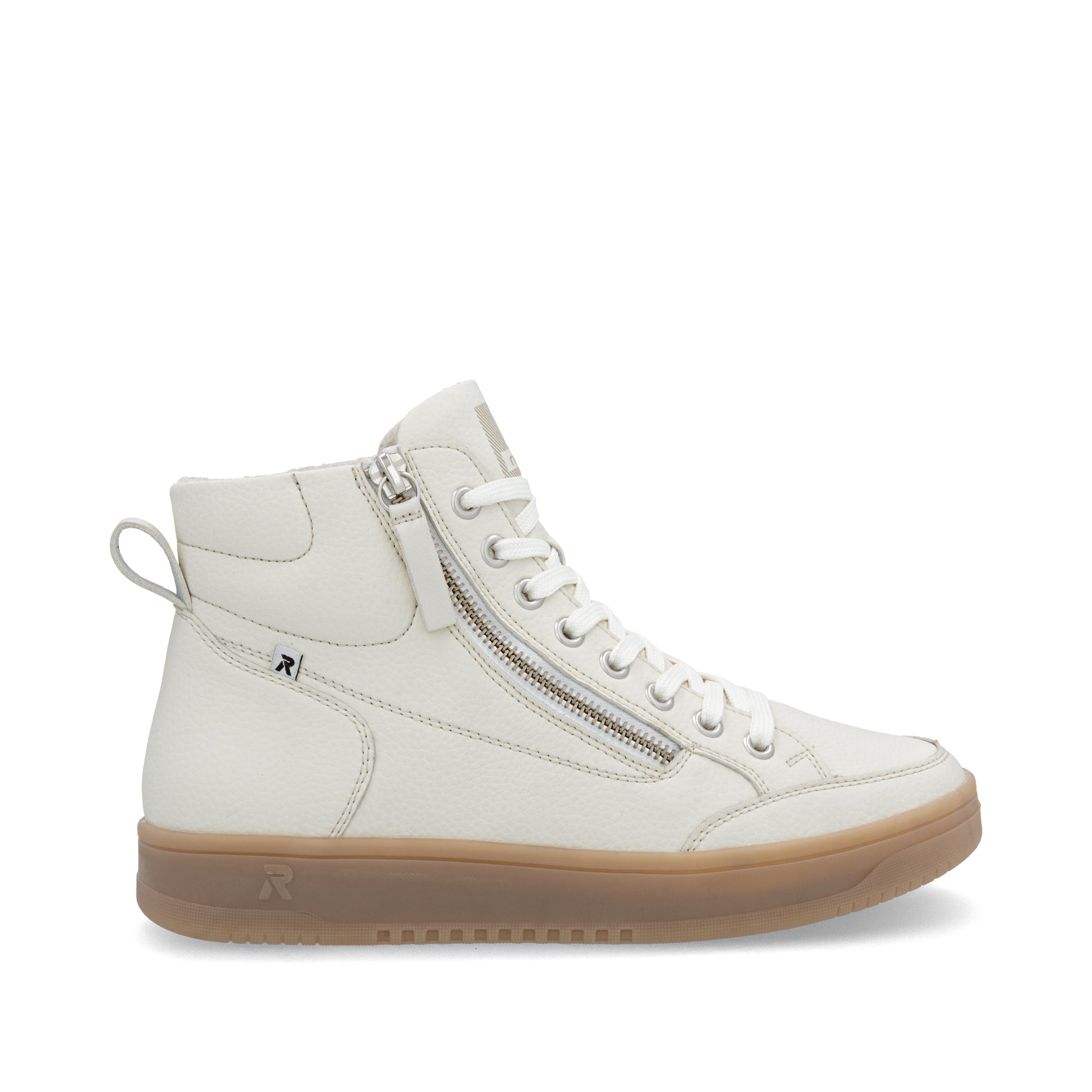 White Zip Boots for Women | Rieker Sport W1971-80