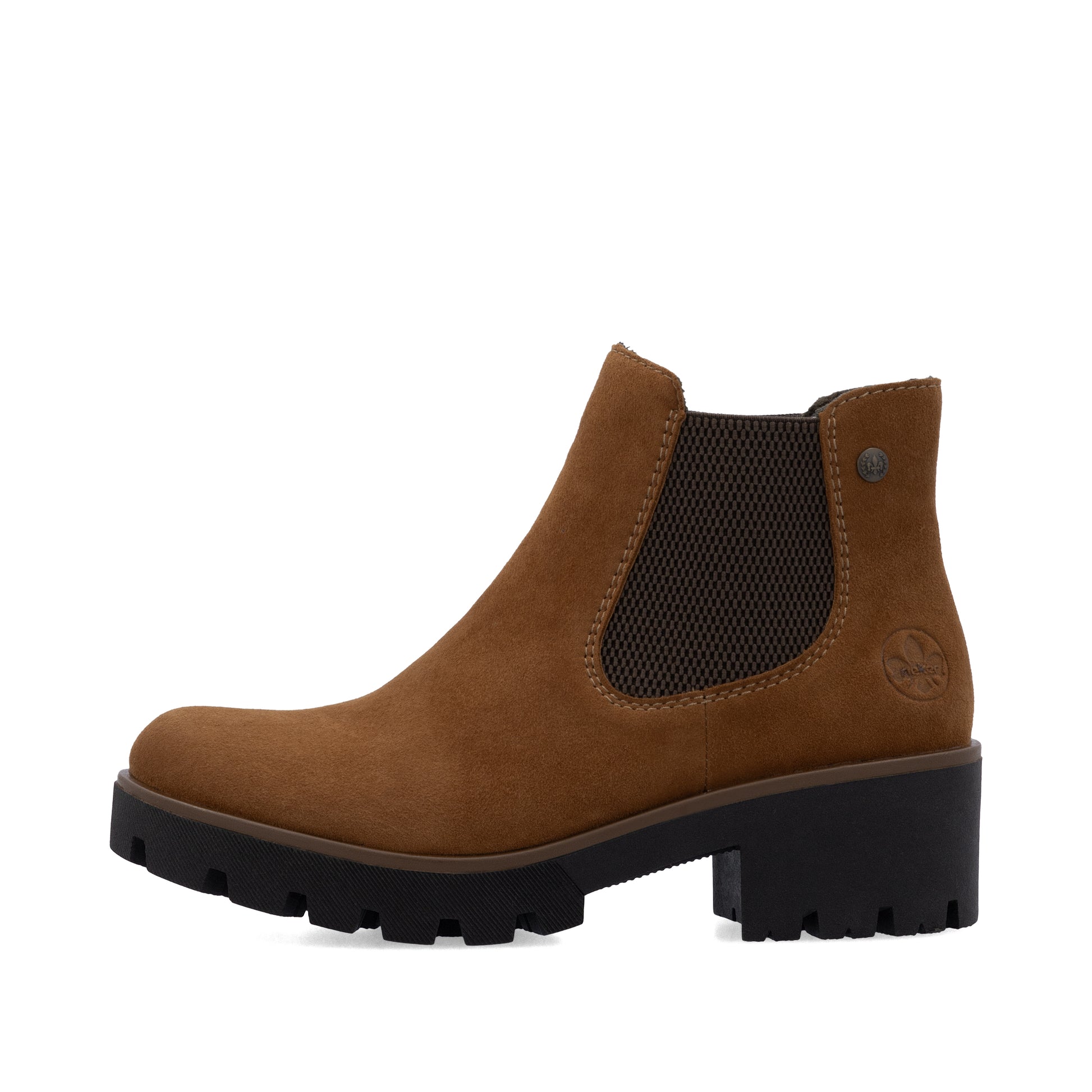 Brown Elasticated Boots for Women | Rieker 79265-22