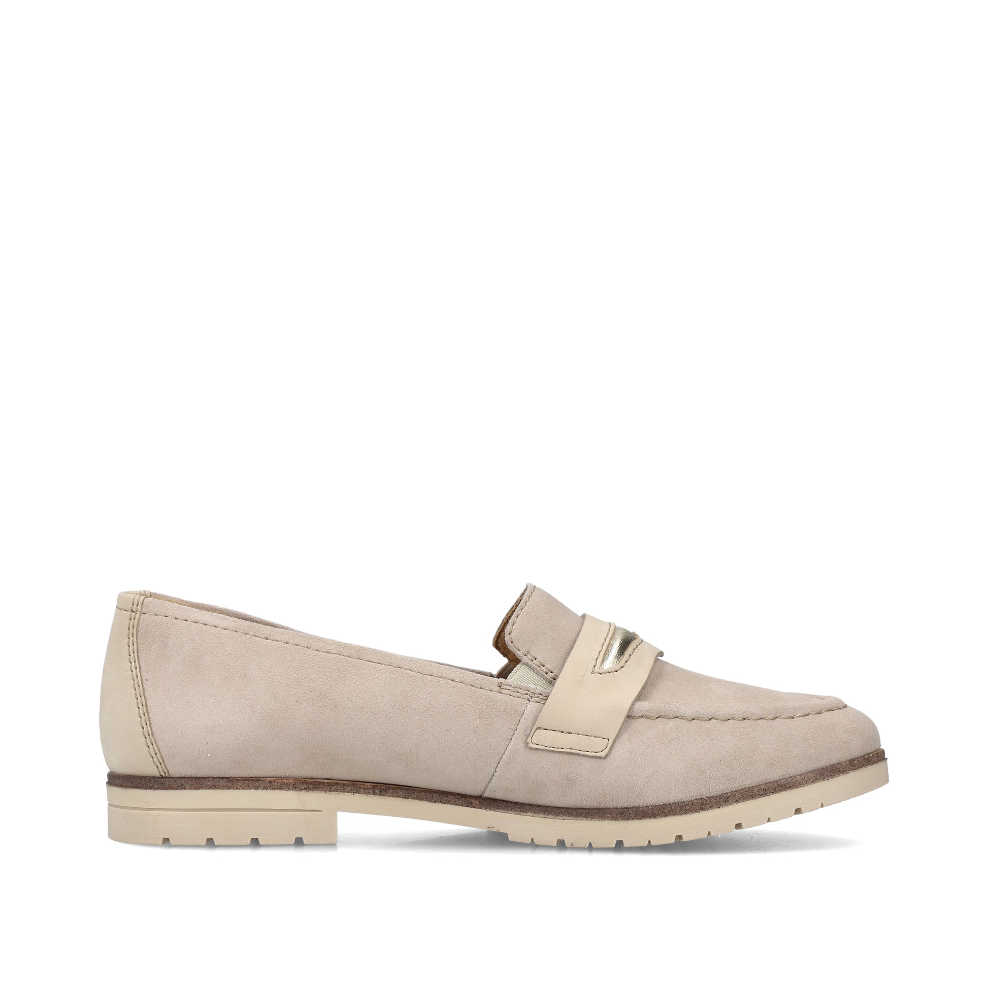 Beige Elasticated Shoes for Women | Rieker 45301-60