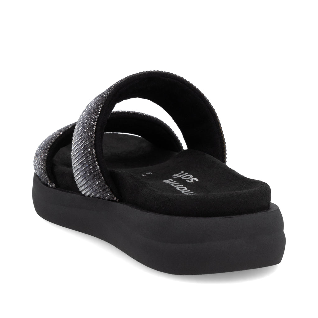 Black Slip-On Sandals for Women | Remonte D2N50-03