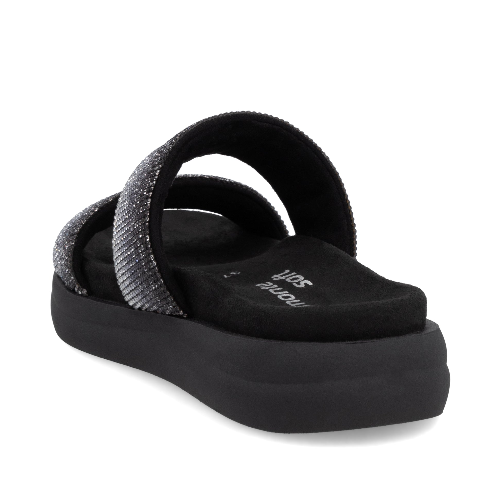 Black Slip-On Sandals for Women | Remonte D2N50-03