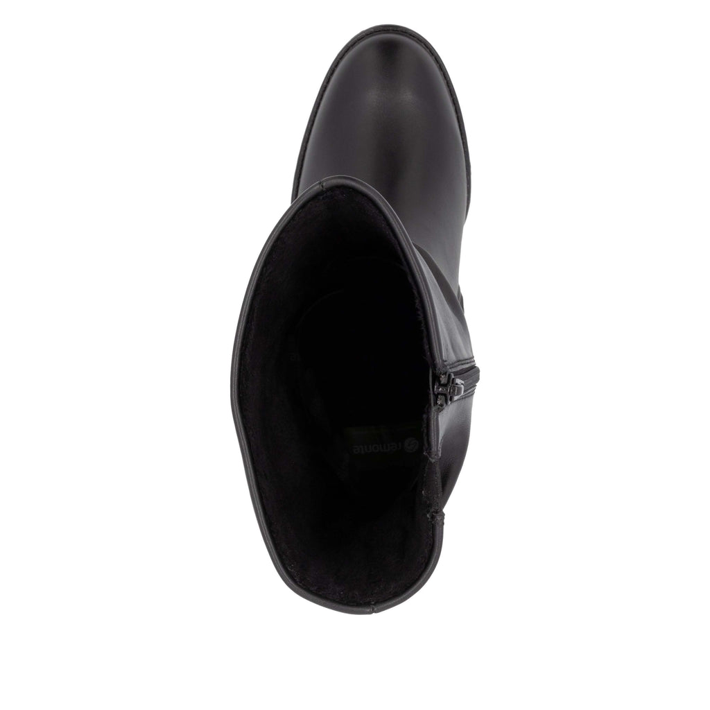 Black Zip Boots for Women | Remonte D2A70-00