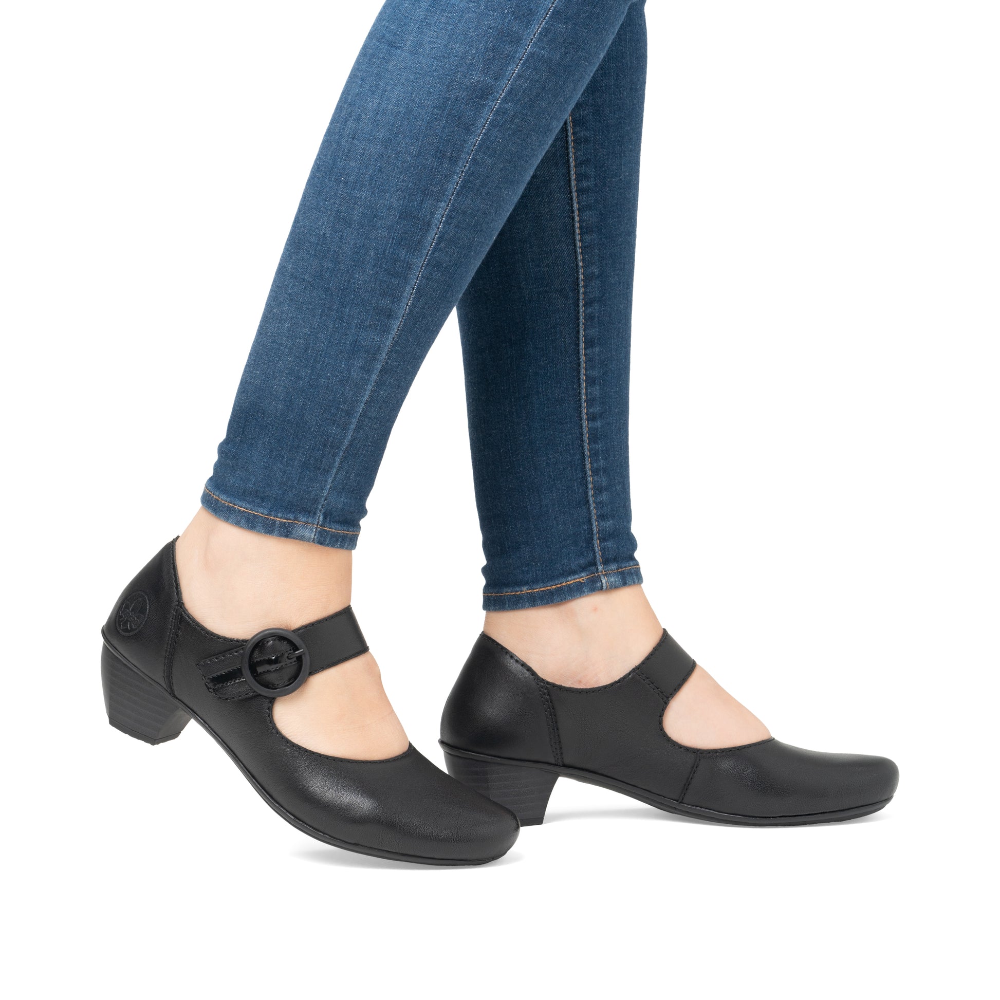 Black Hook & Loop Shoes for Women | Rieker 41756-00