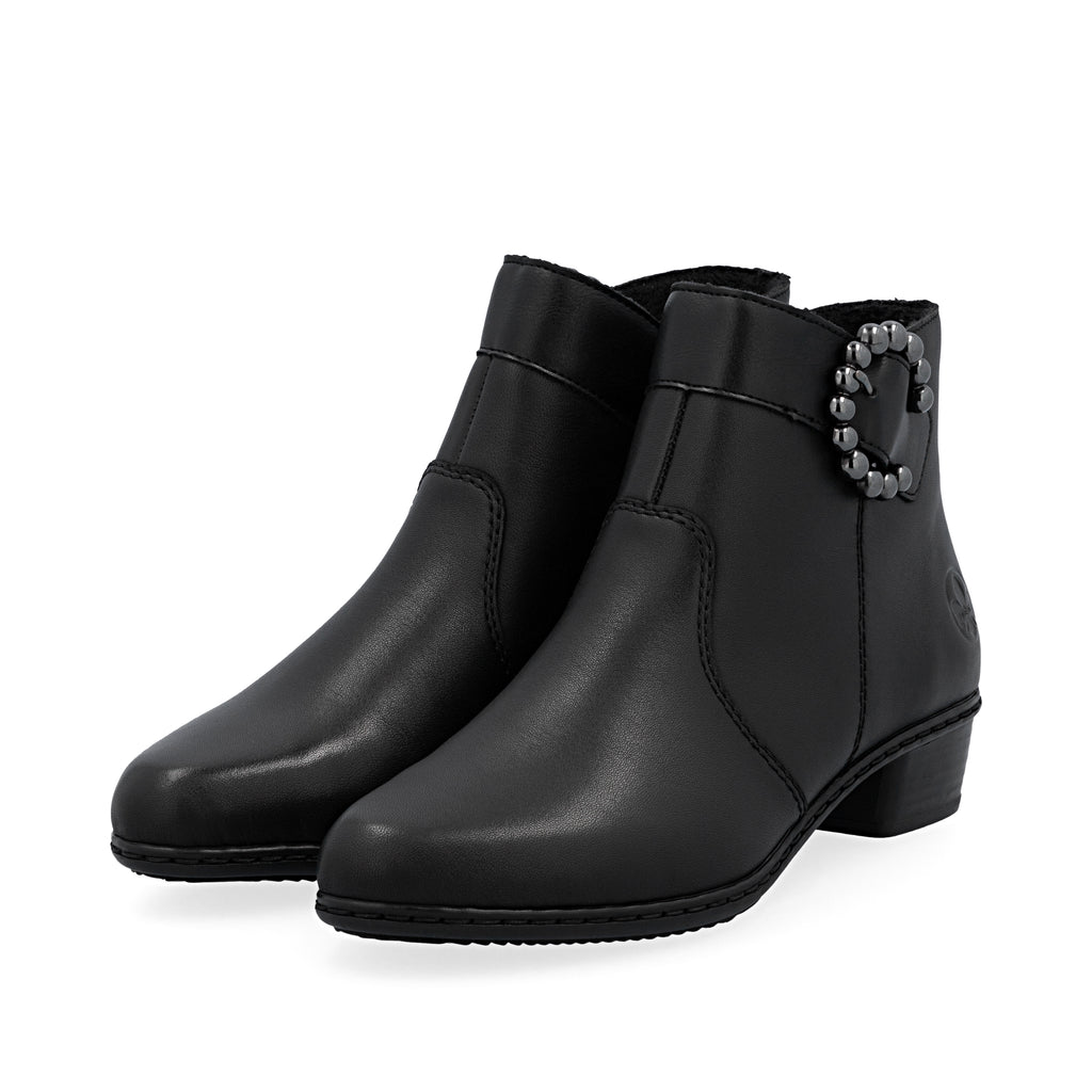 Black Zip Boots for Women | Rieker Y0797-00