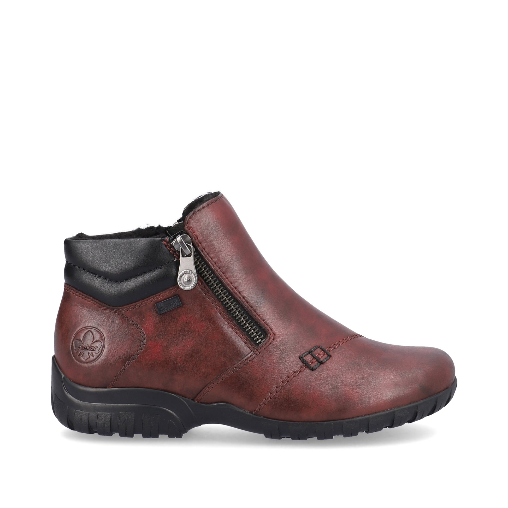 Red Zip Boots for Women | Rieker L4655-35