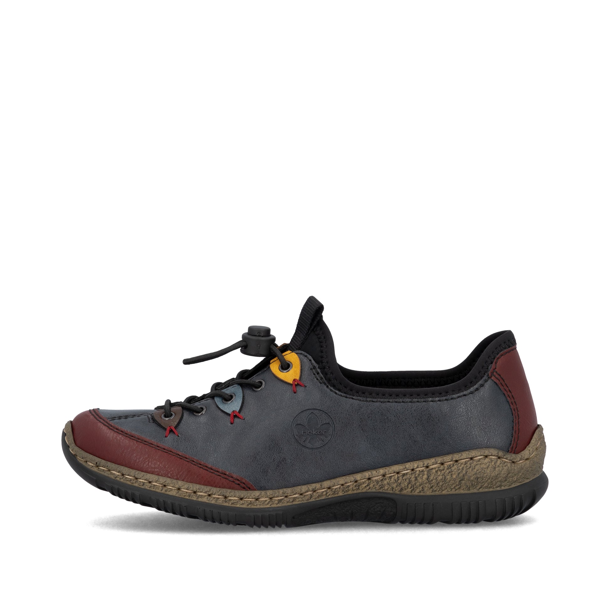 Blue Elasticated Shoes for Women | Rieker N3271-35