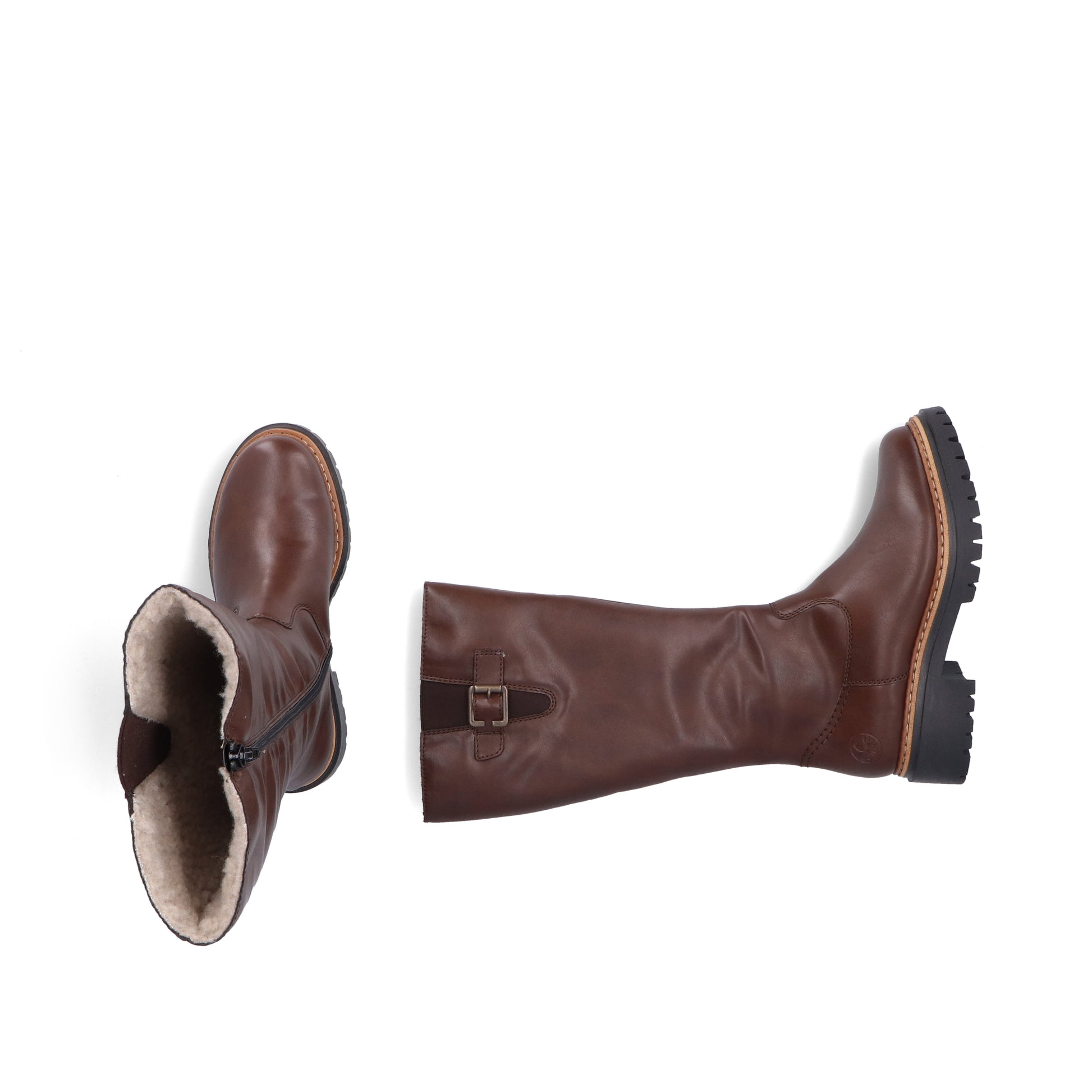Brown Zip Boots for Women | Rieker 72694-25