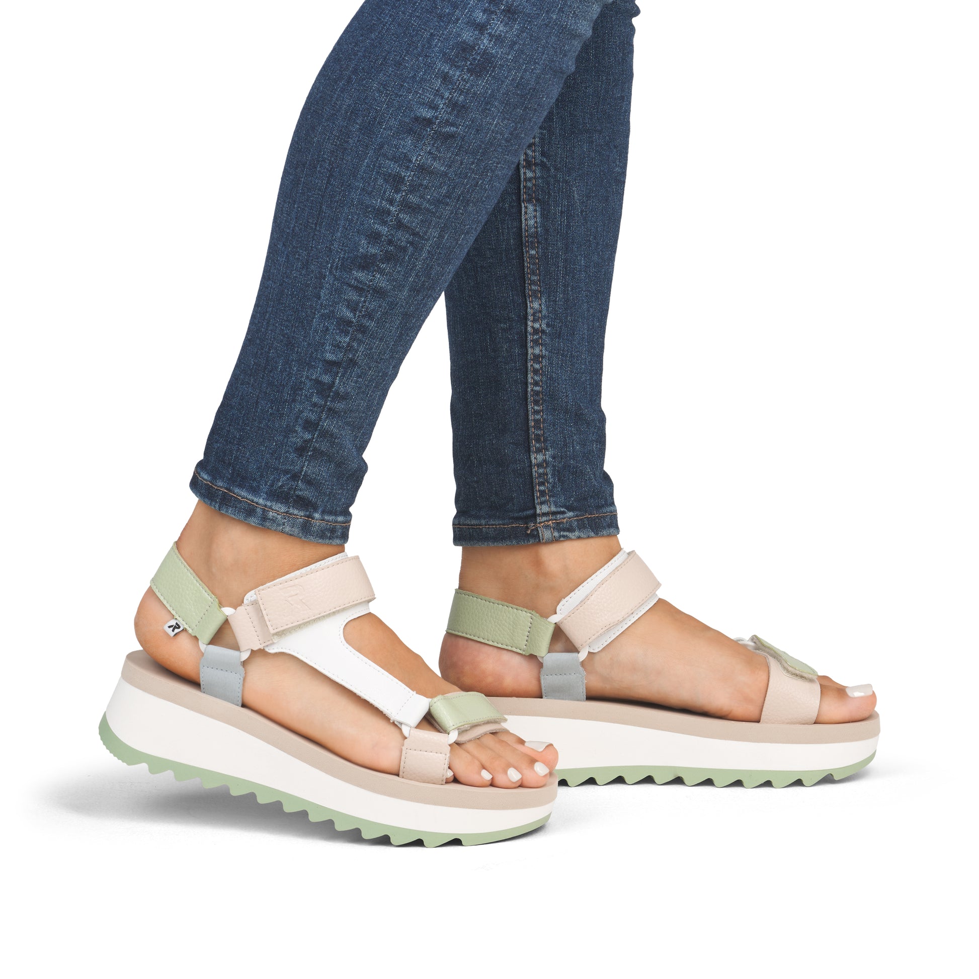 Multi Hook & Loop Sandals for Women | Rieker W3051-90