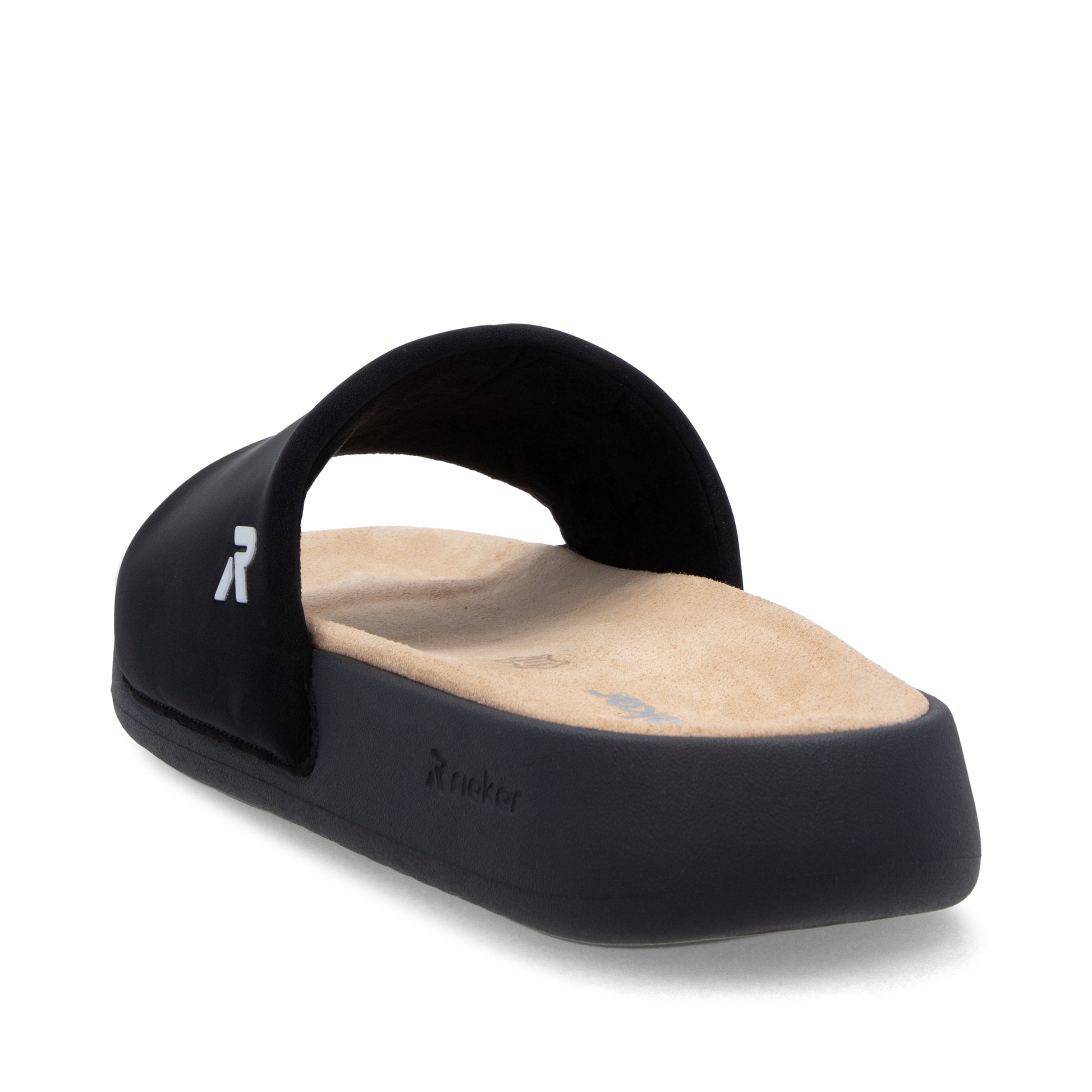 Black Slip-On Sandals for Men | Rieker U3250-00