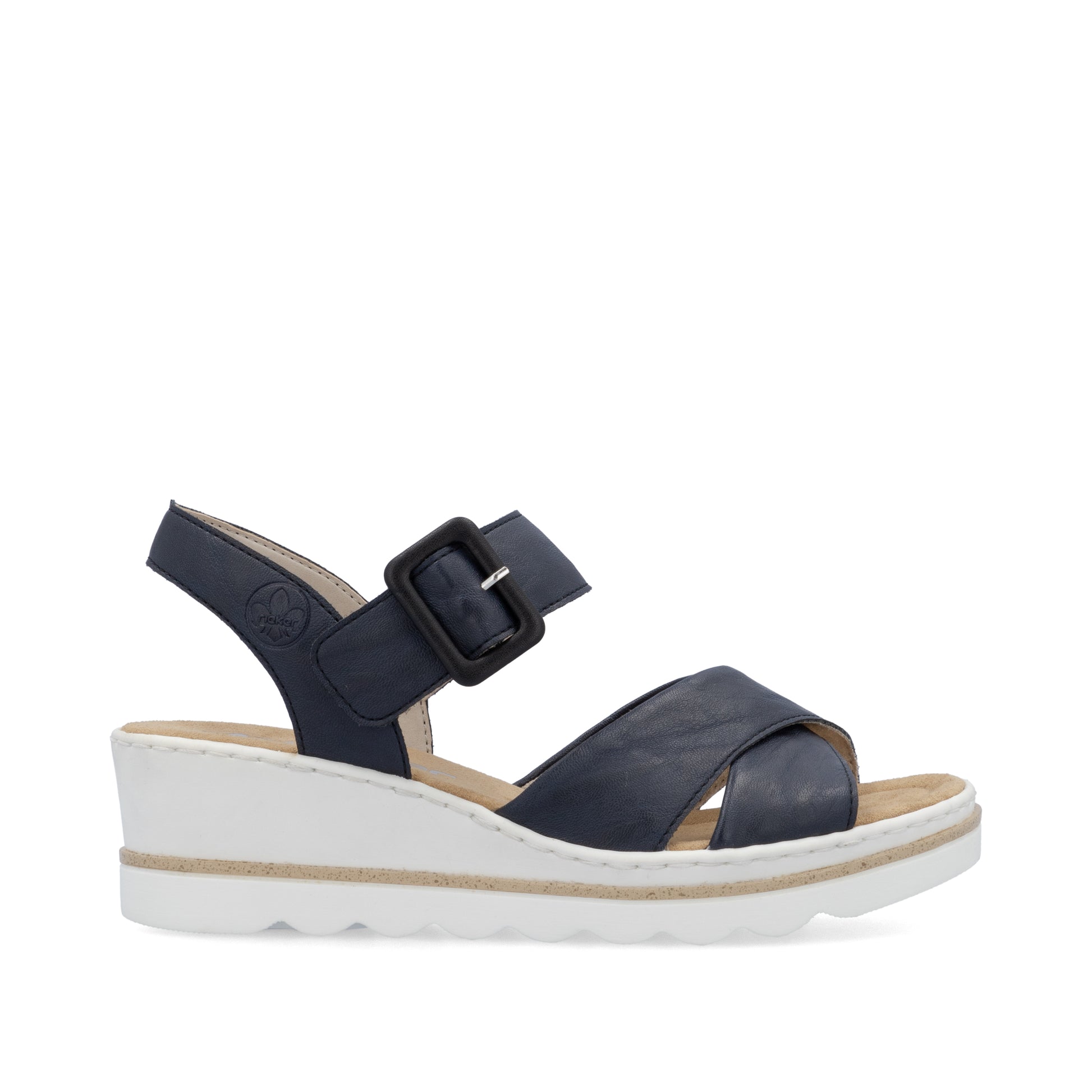Blue Hook & Loop Sandals for Women | Rieker 67463-14