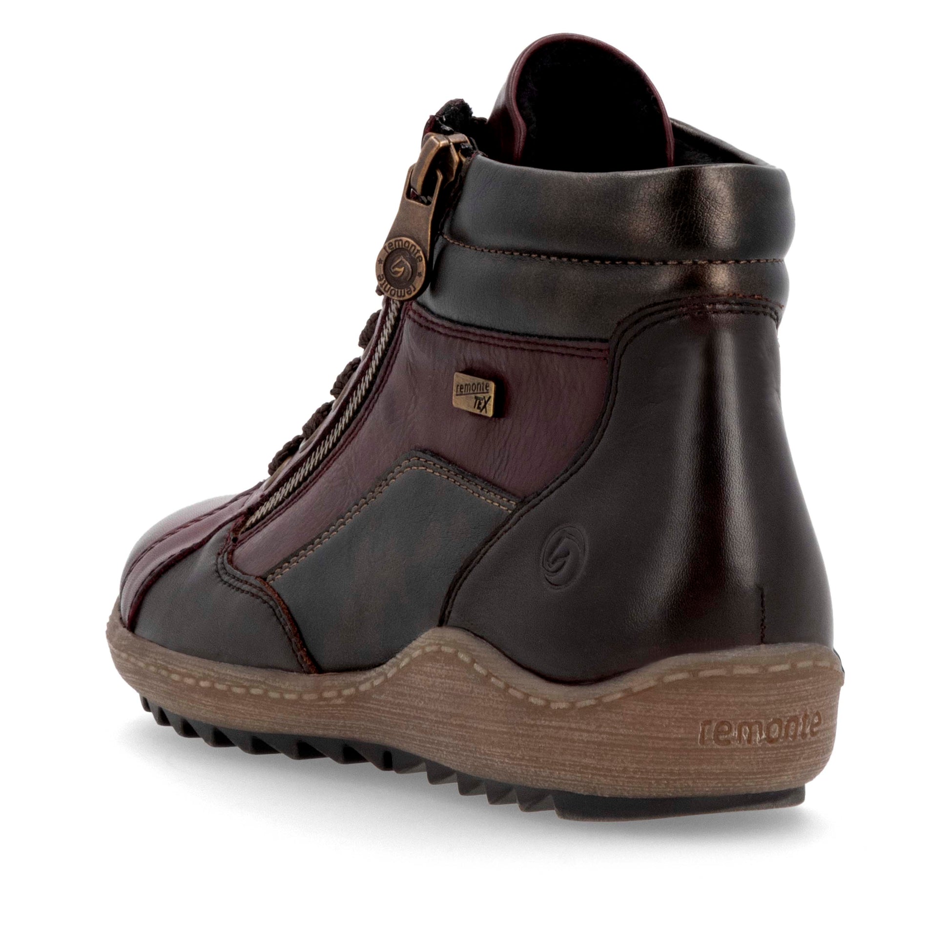 Red Zip Boots for Women | Remonte R1458-35