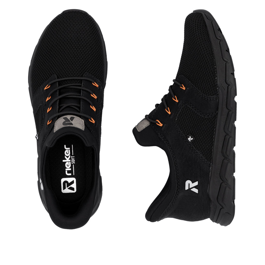 Black Elasticated Shoes for Women | Rieker M9050-00