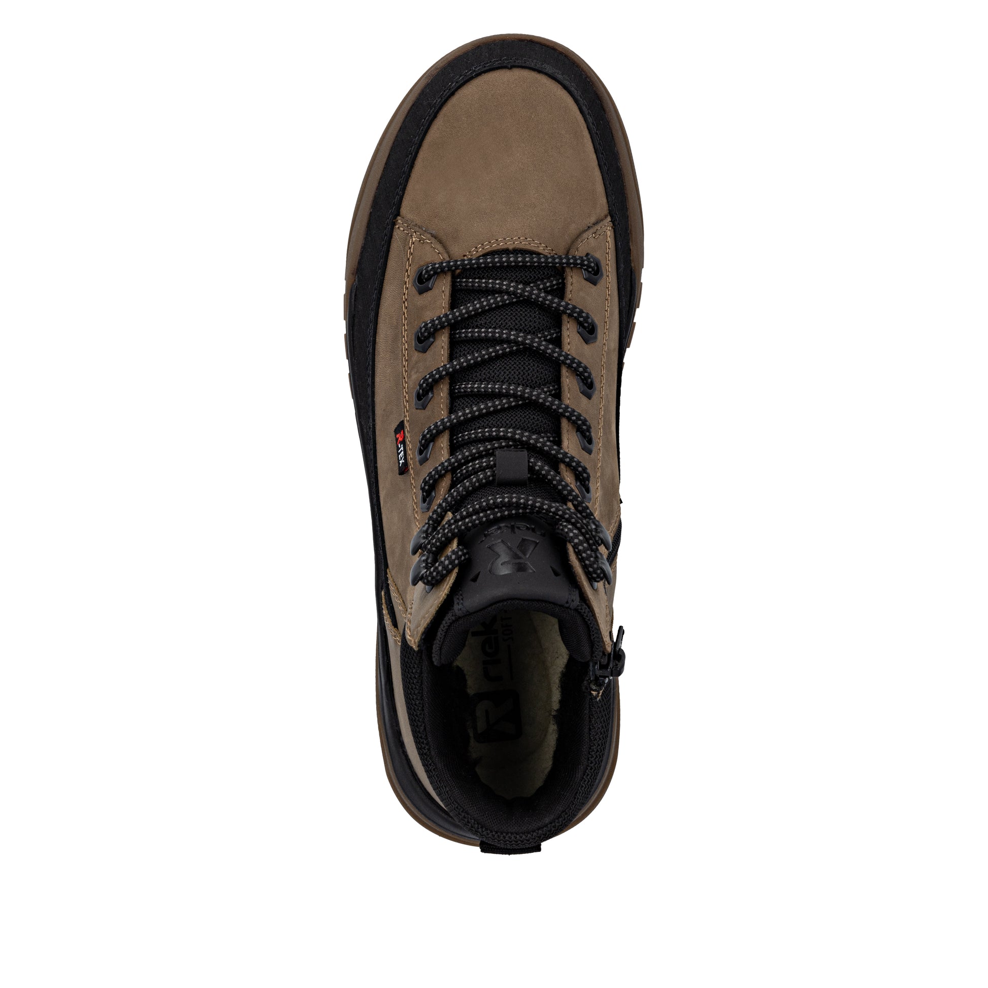 Brown Zip Boots for Men | Rieker U1571-20