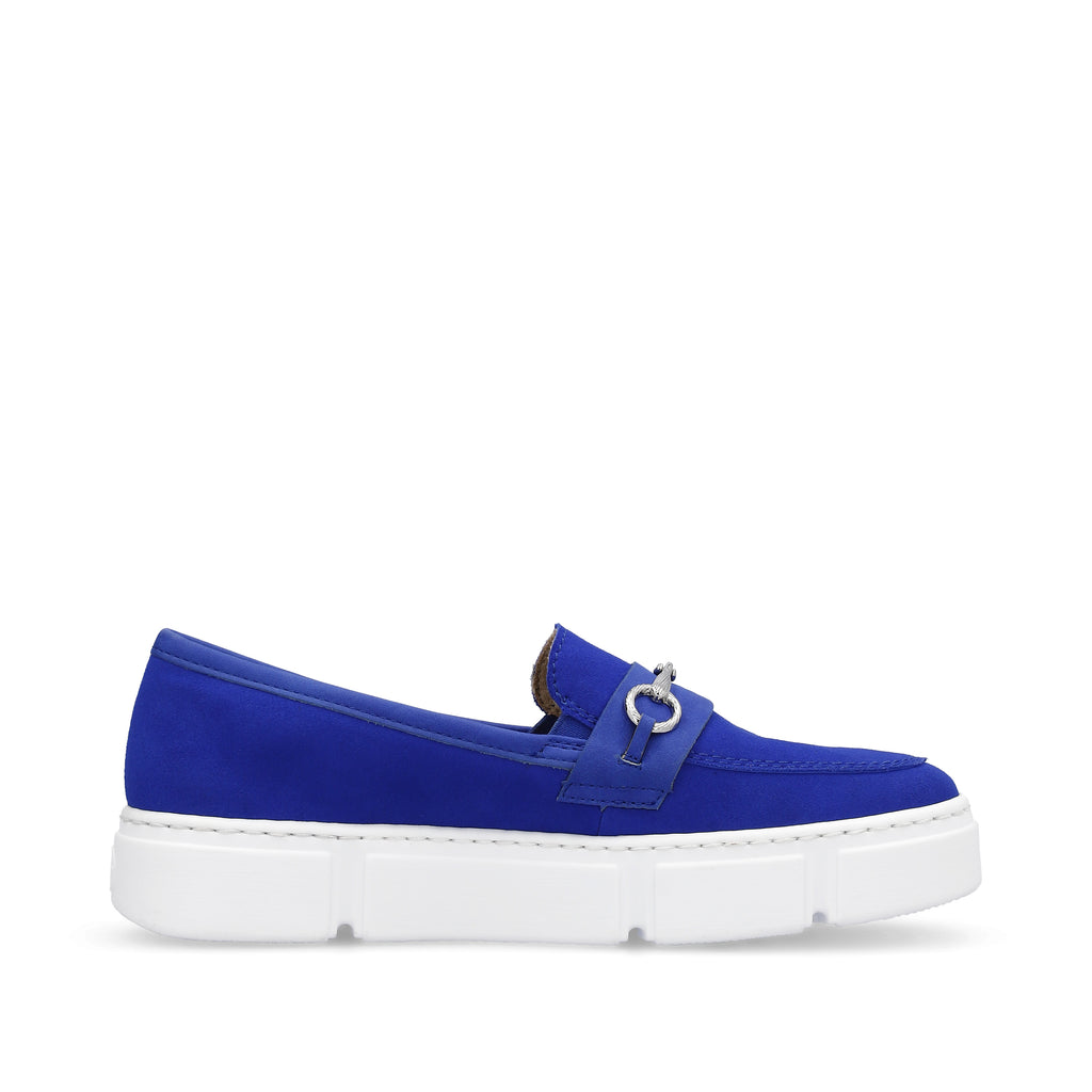Blue Elasticated Shoes for Women | Rieker N5956-14