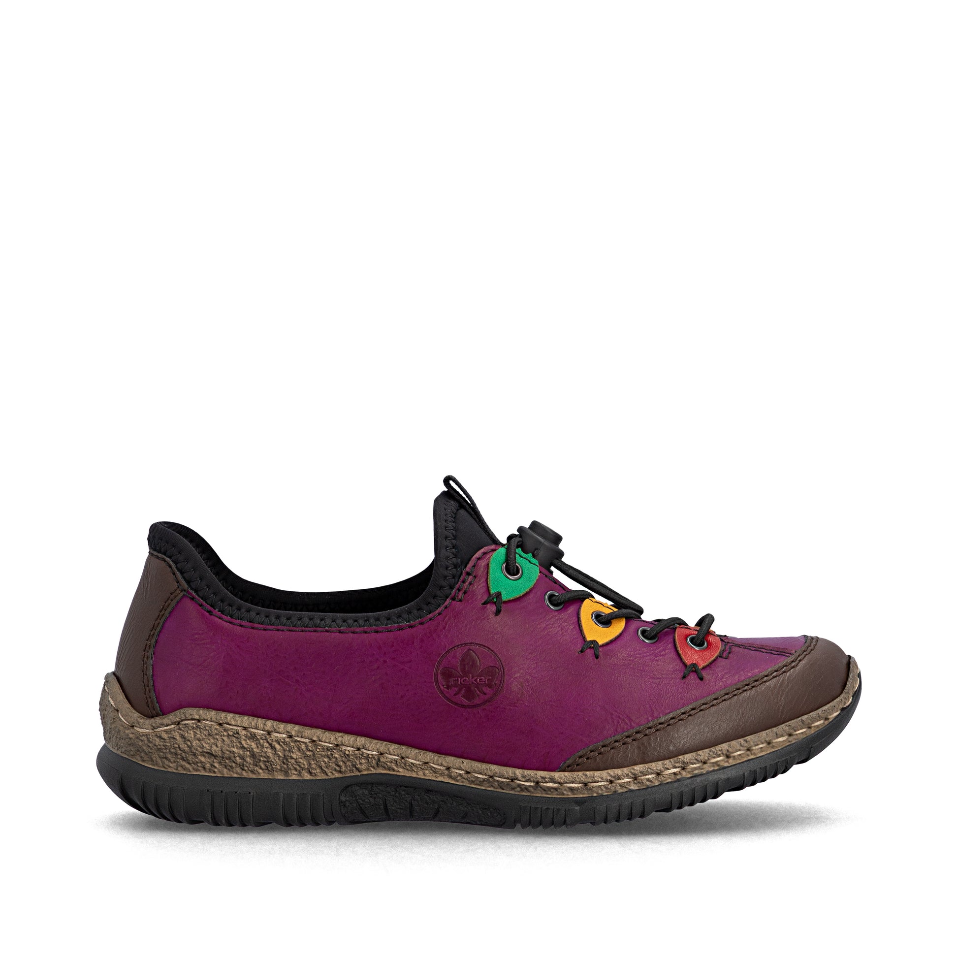 Pink Elasticated Shoes for Women | Rieker N3271-30