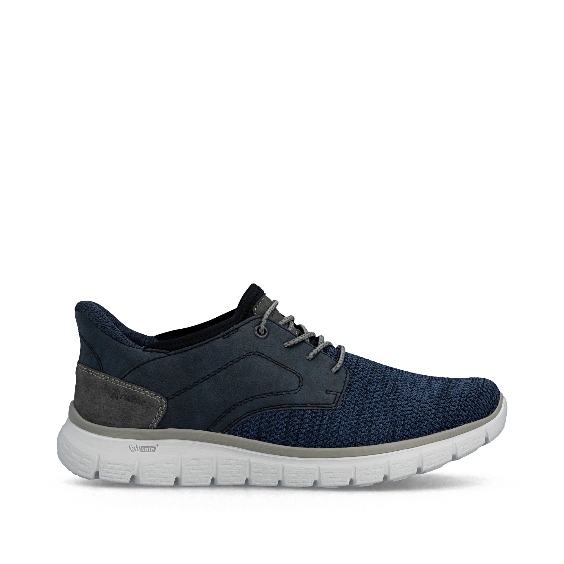 Blue Elasticated Shoes for Men | Rieker B6658-14
