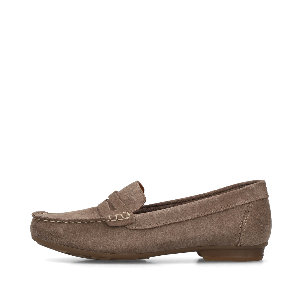 Beige Slip-On Shoes for Women | Rieker 40051-62