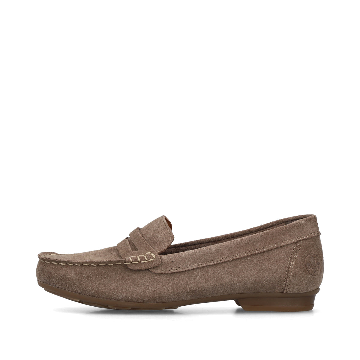 Rieker Women's Beige Loafer Shoe | 40051-62