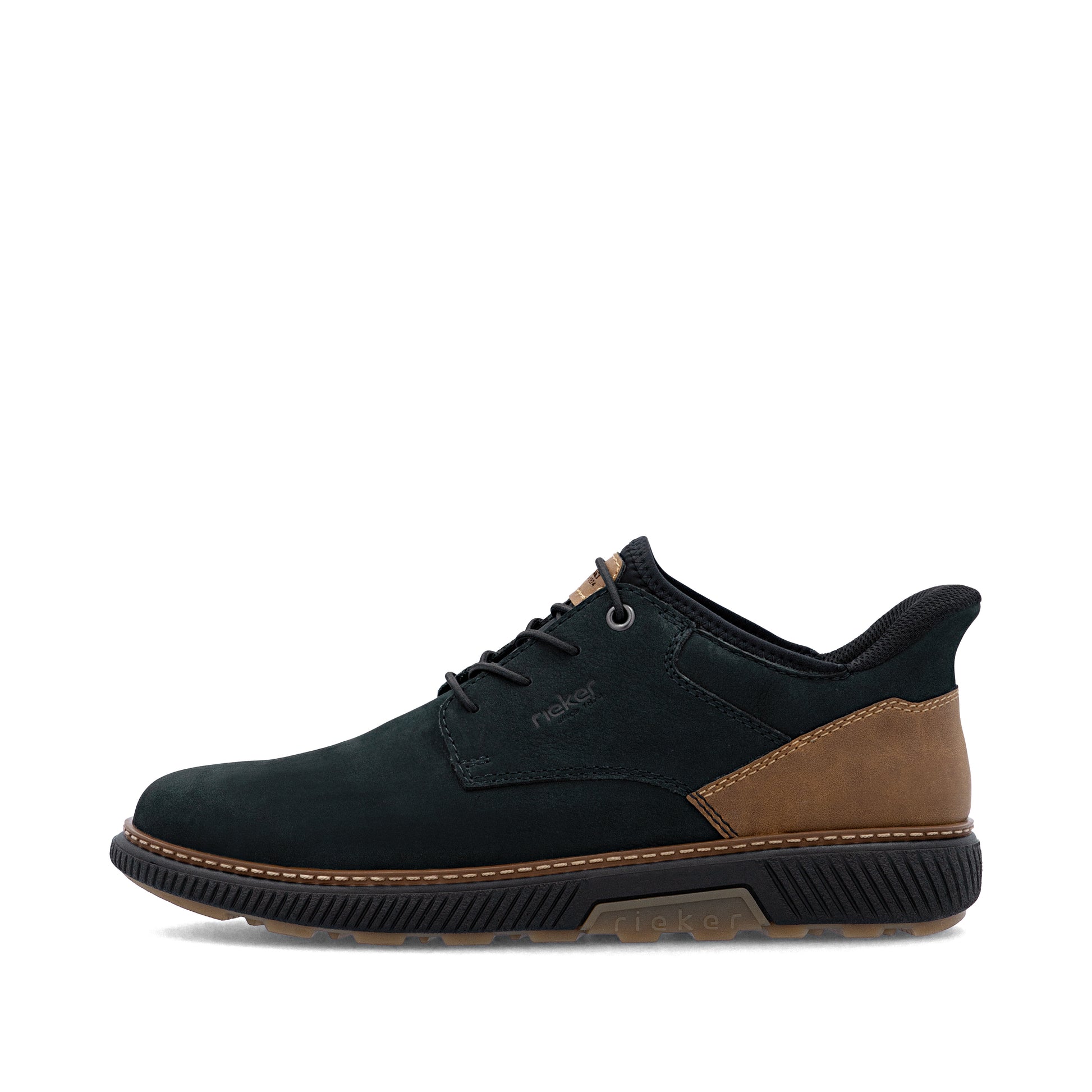 Blue Elasticated Shoes for Men | Rieker B3357-15