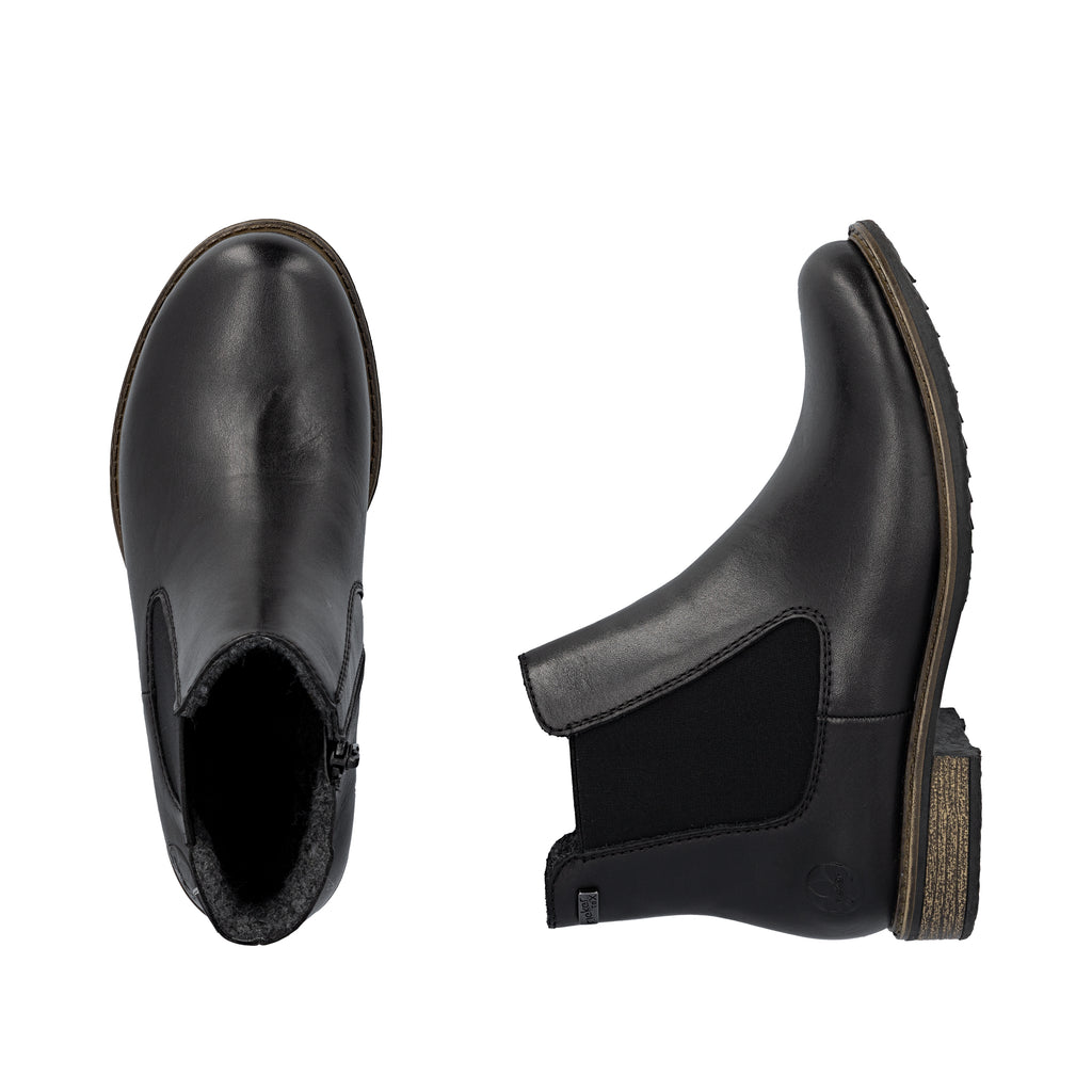 Black Zip Boots for Women | Rieker 74870-00