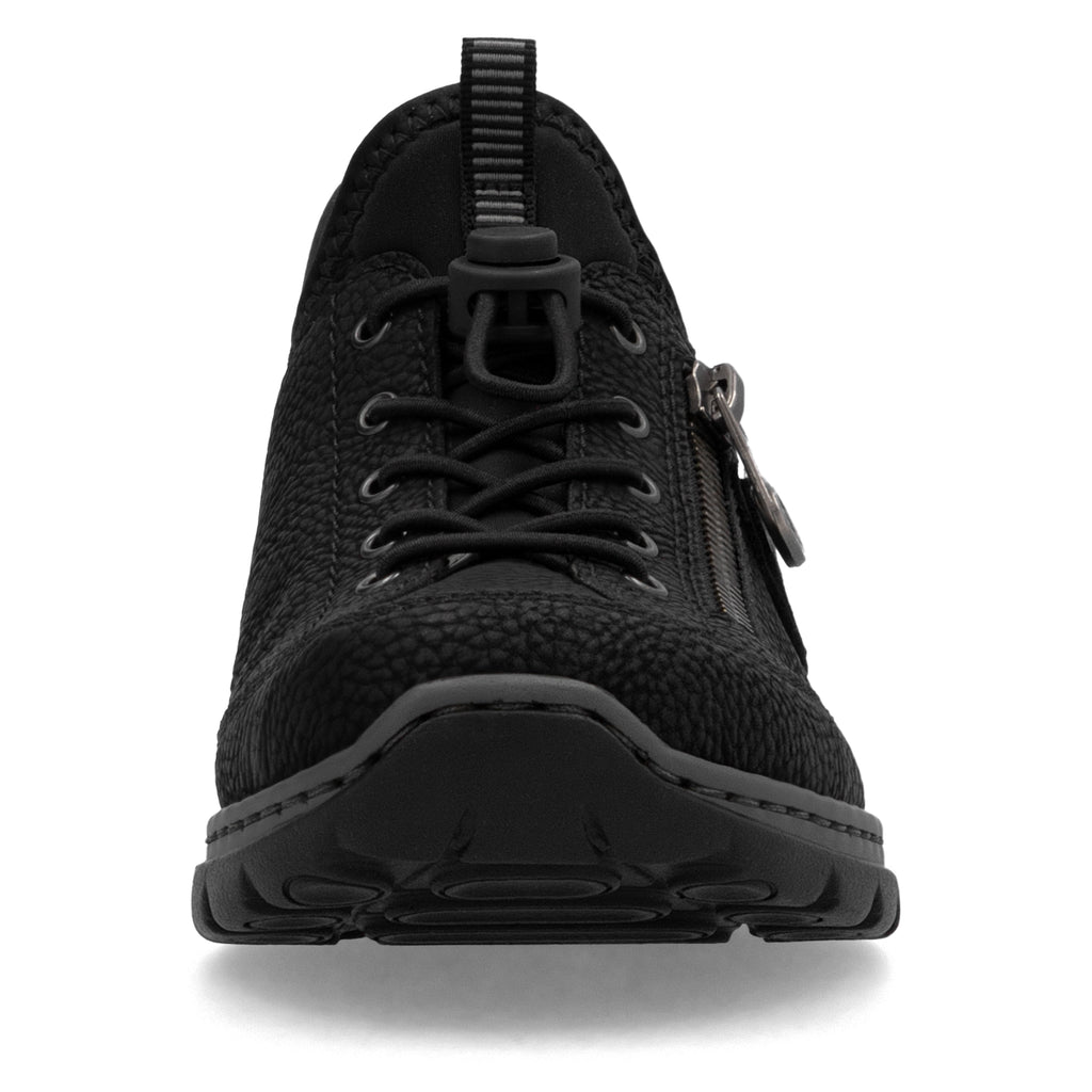 Black Elasticated Shoes for Women | Rieker L32F1-00