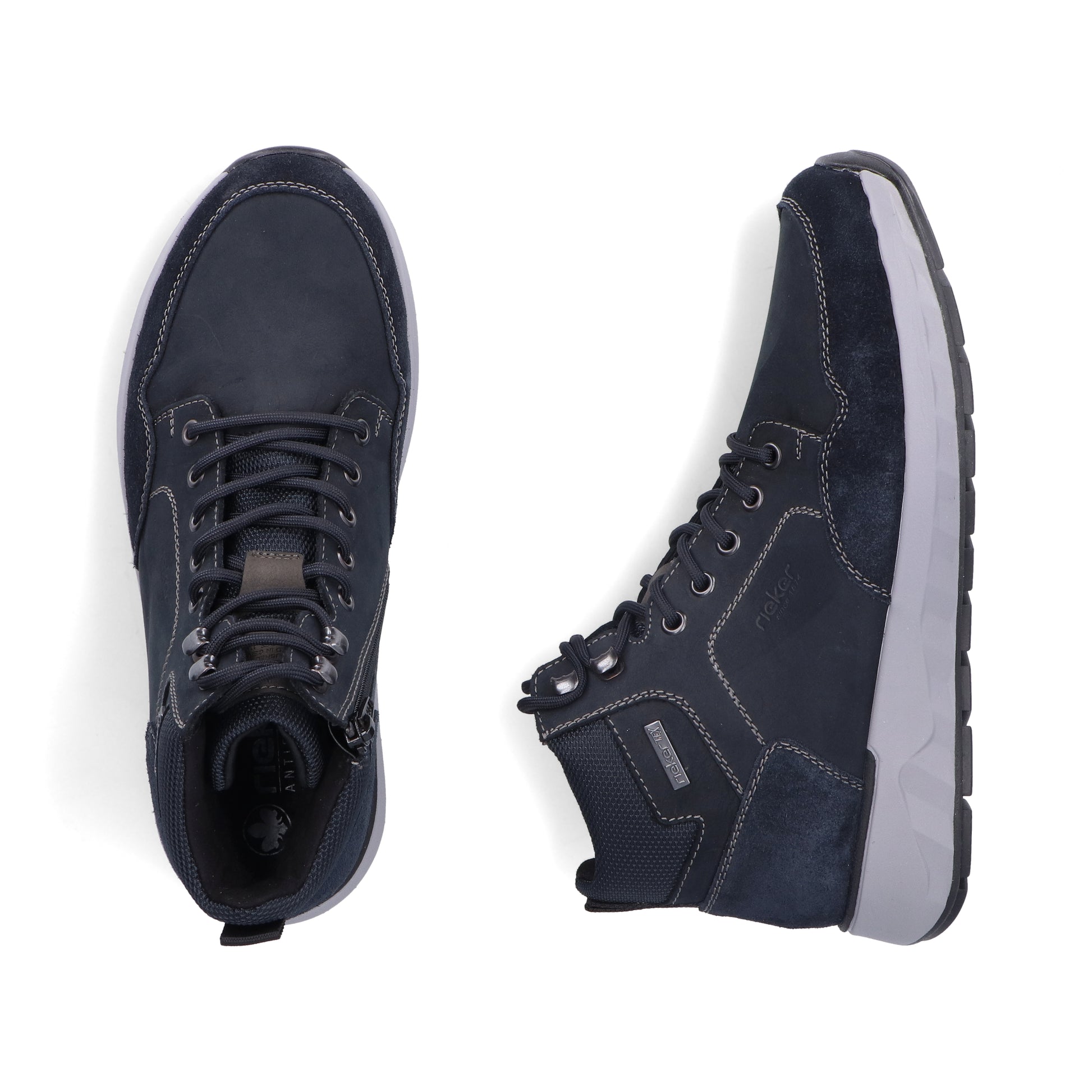 Blue Zip Boots for Men | Rieker 11530-14