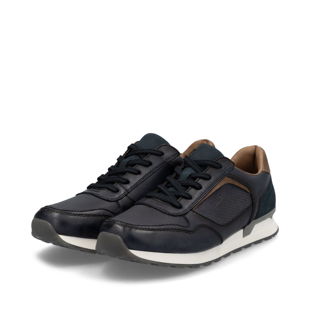Blue Elasticated Shoes for Men | Rieker U0311-14
