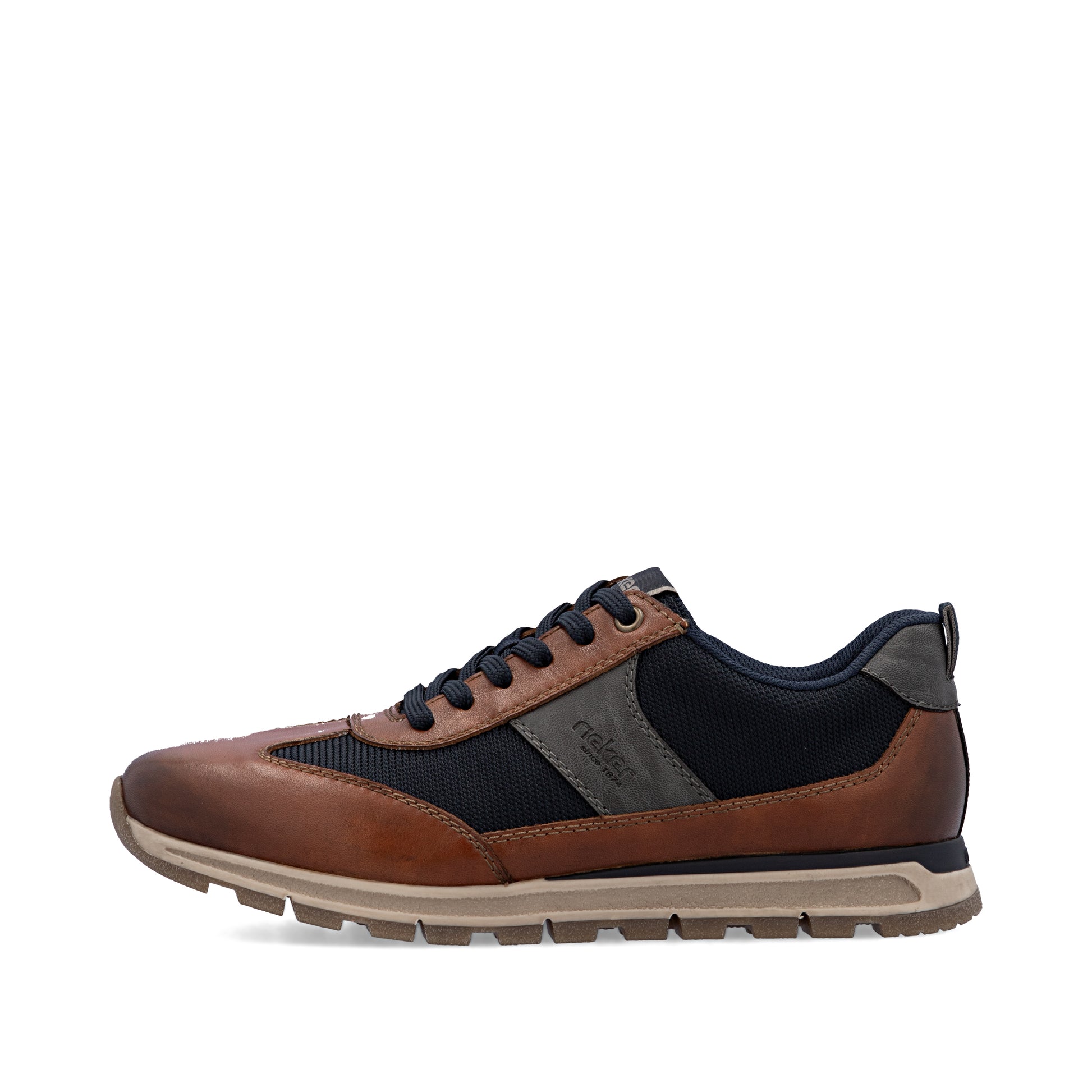 Brown Zip Shoes for Men | Rieker B0507-24