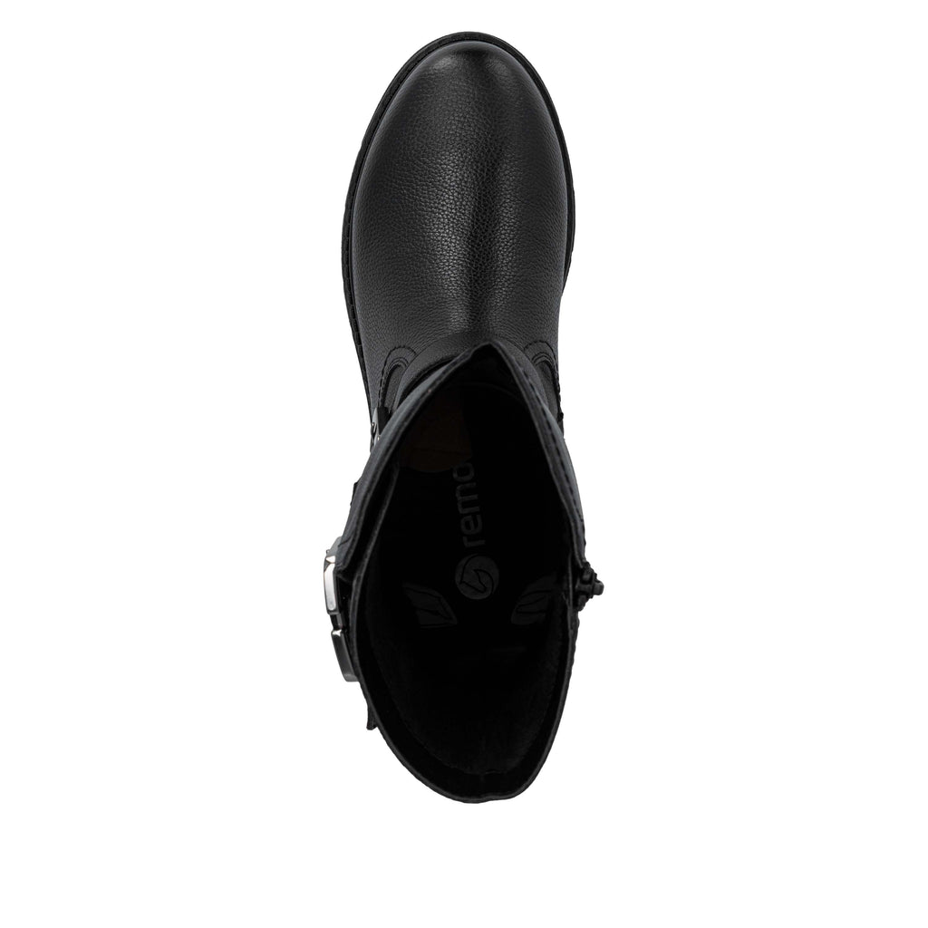 Black Zip Boots for Women | Remonte D3980-00