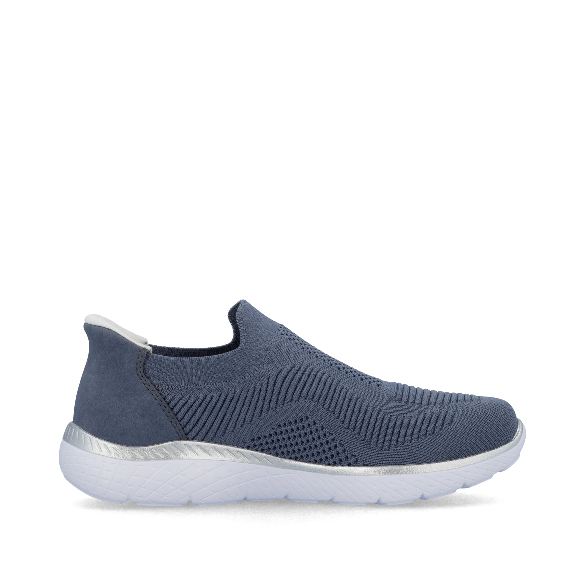 Blue Elasticated Shoes for Women | Rieker M5072-10