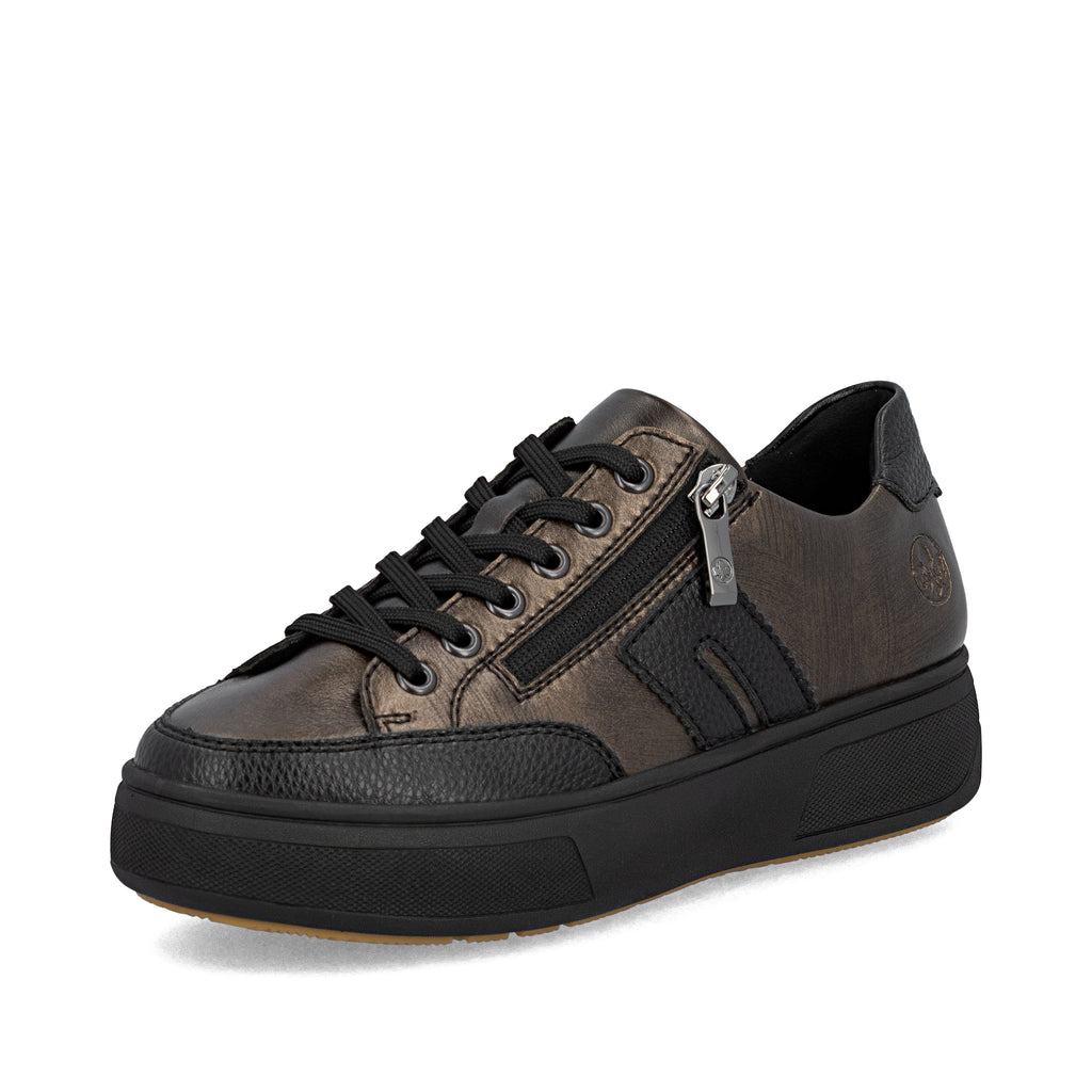 Brown Zip Shoes for Women | Rieker M7711-25