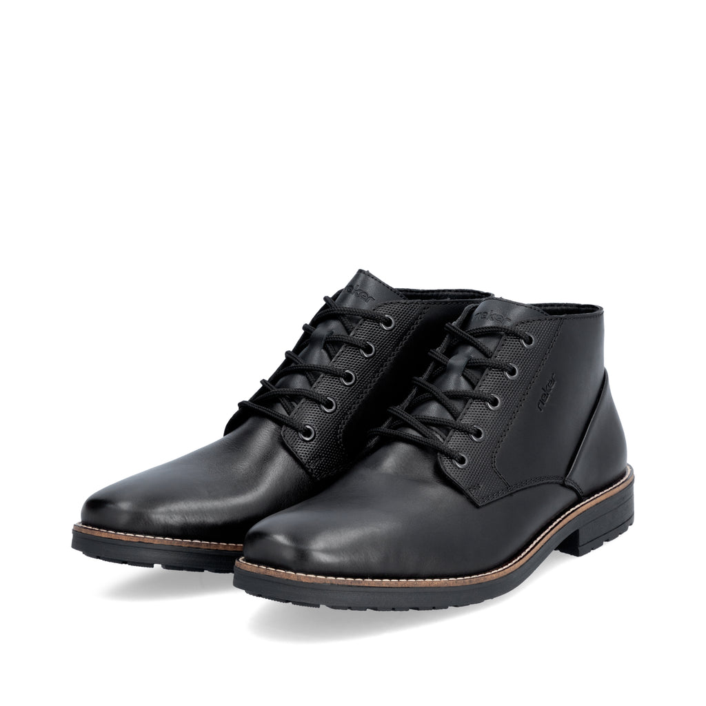 Black Elasticated Boots for Men | Rieker 33207-00