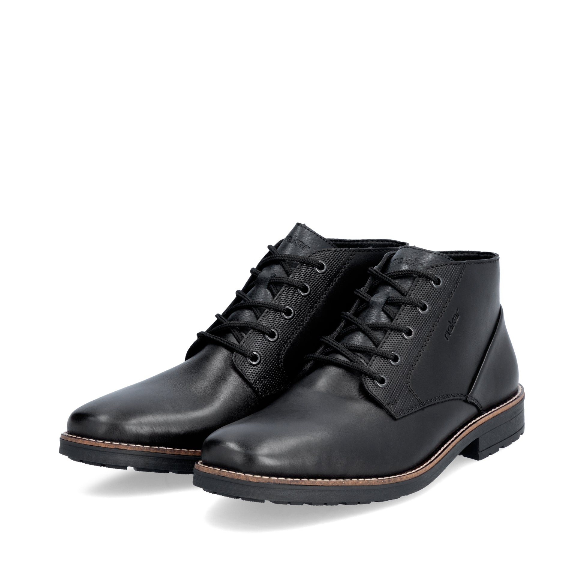 Black Elasticated Boots for Men | Rieker 33207-00