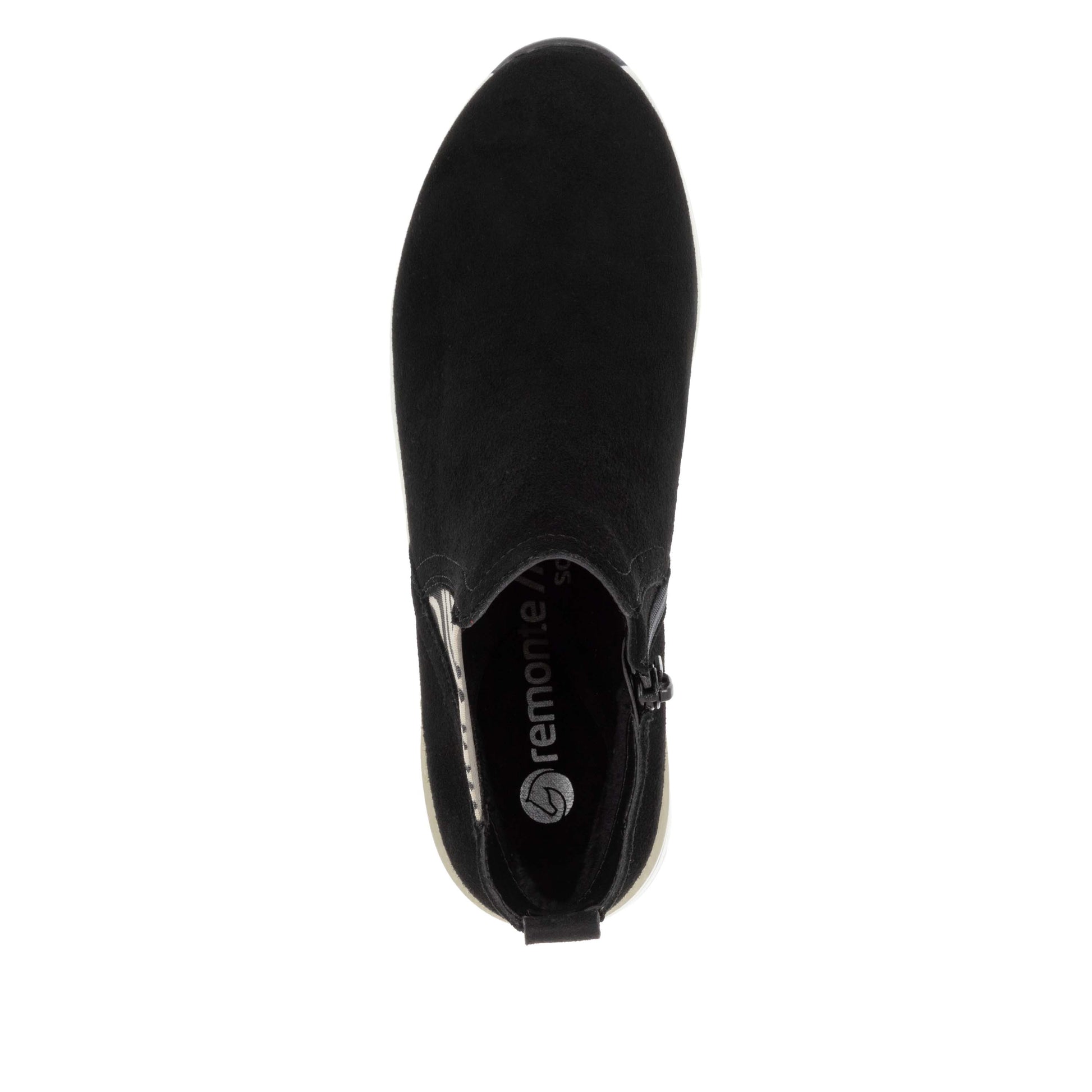 Black Zip Boots for Women | Remonte D0T75-03