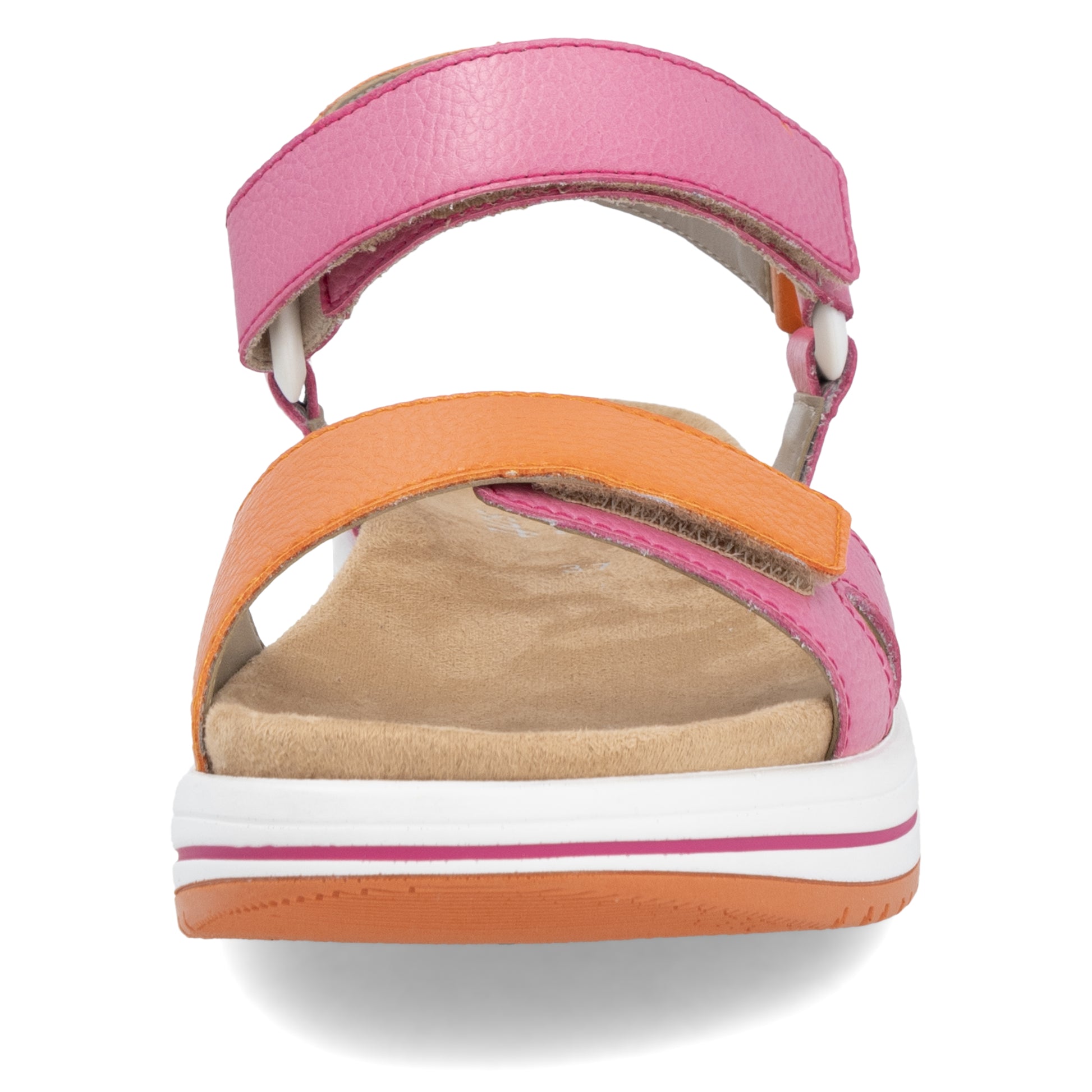 Pink Hook & Loop Sandals for Women | Remonte D1J57-31