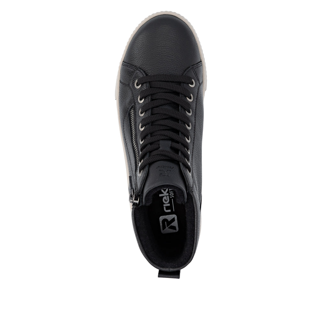 Black Zip Boots for Women | Rieker Sport W0164-00