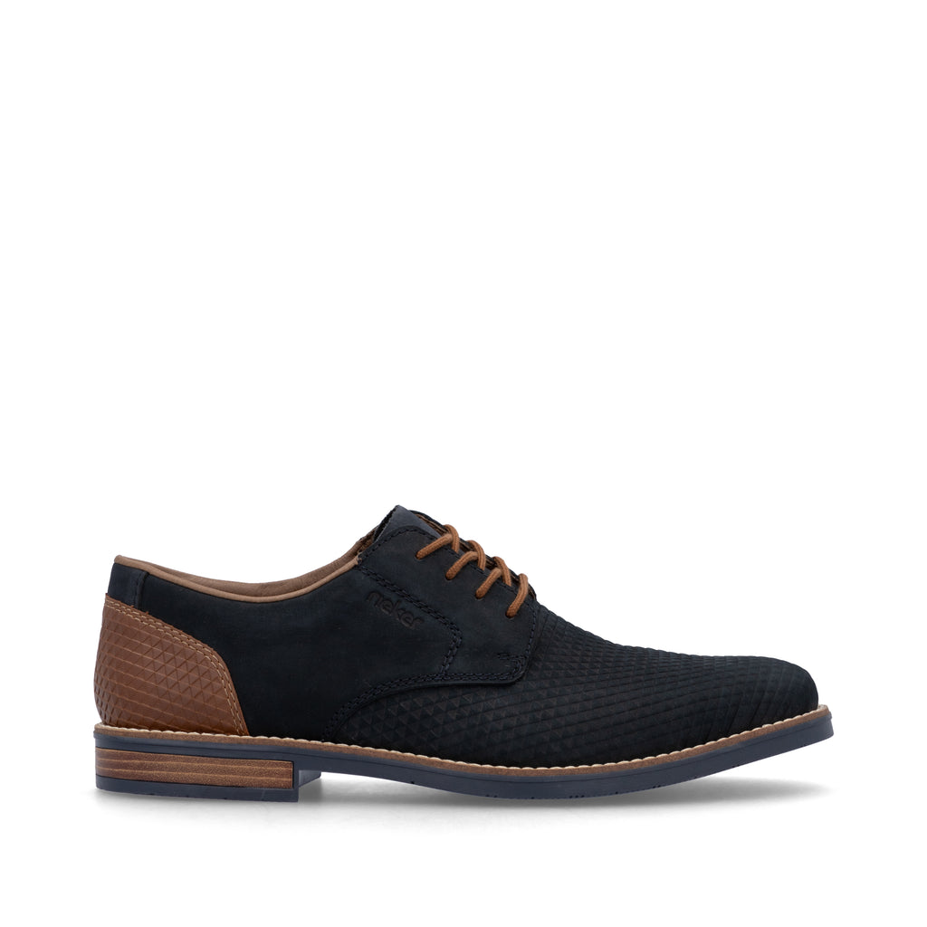 Blue Elasticated Shoes for Men | Rieker 13509-14