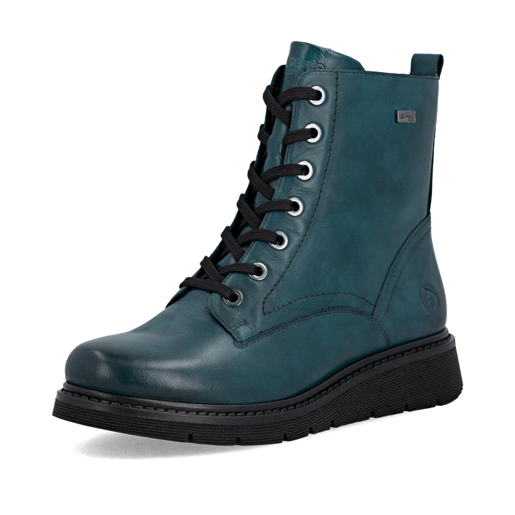 Blue Zip Boots for Women | Remonte D3979-12