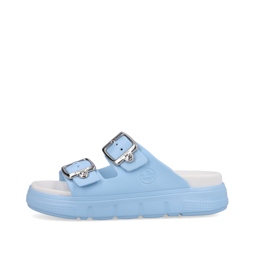 Blue Buckle Sandals for Women | Rieker P2180-10