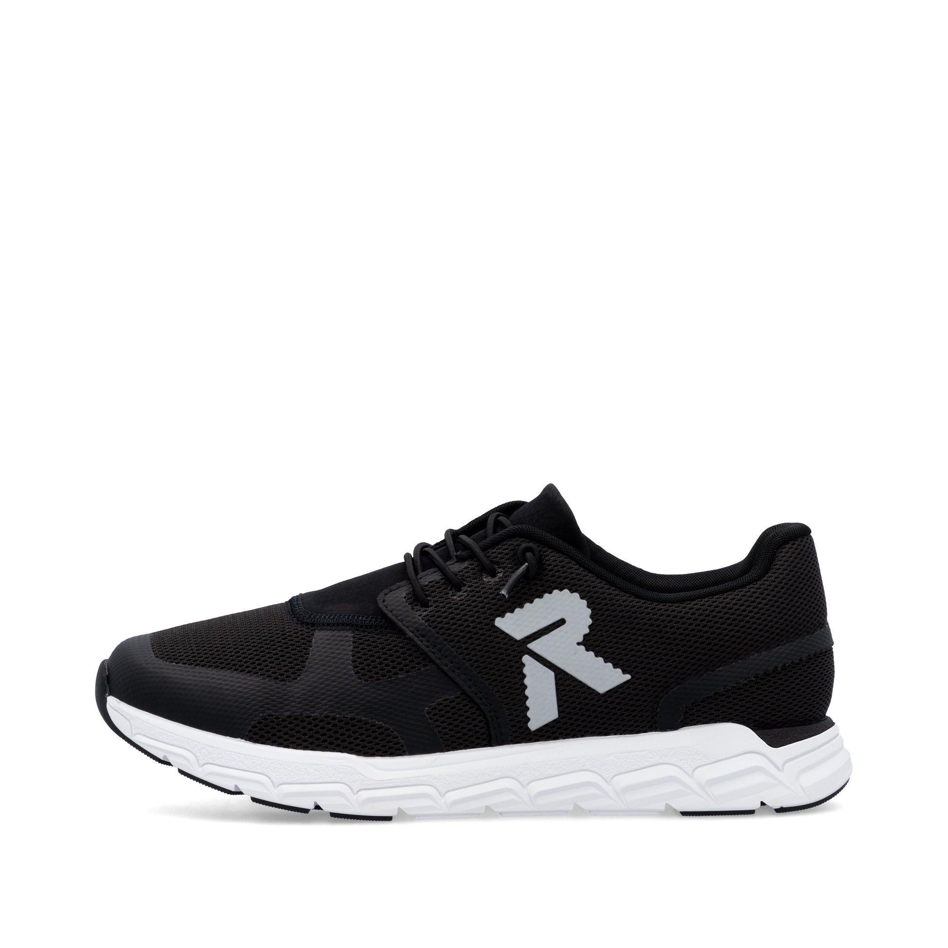 Black Elasticated Shoes for Women | Rieker M9000-00