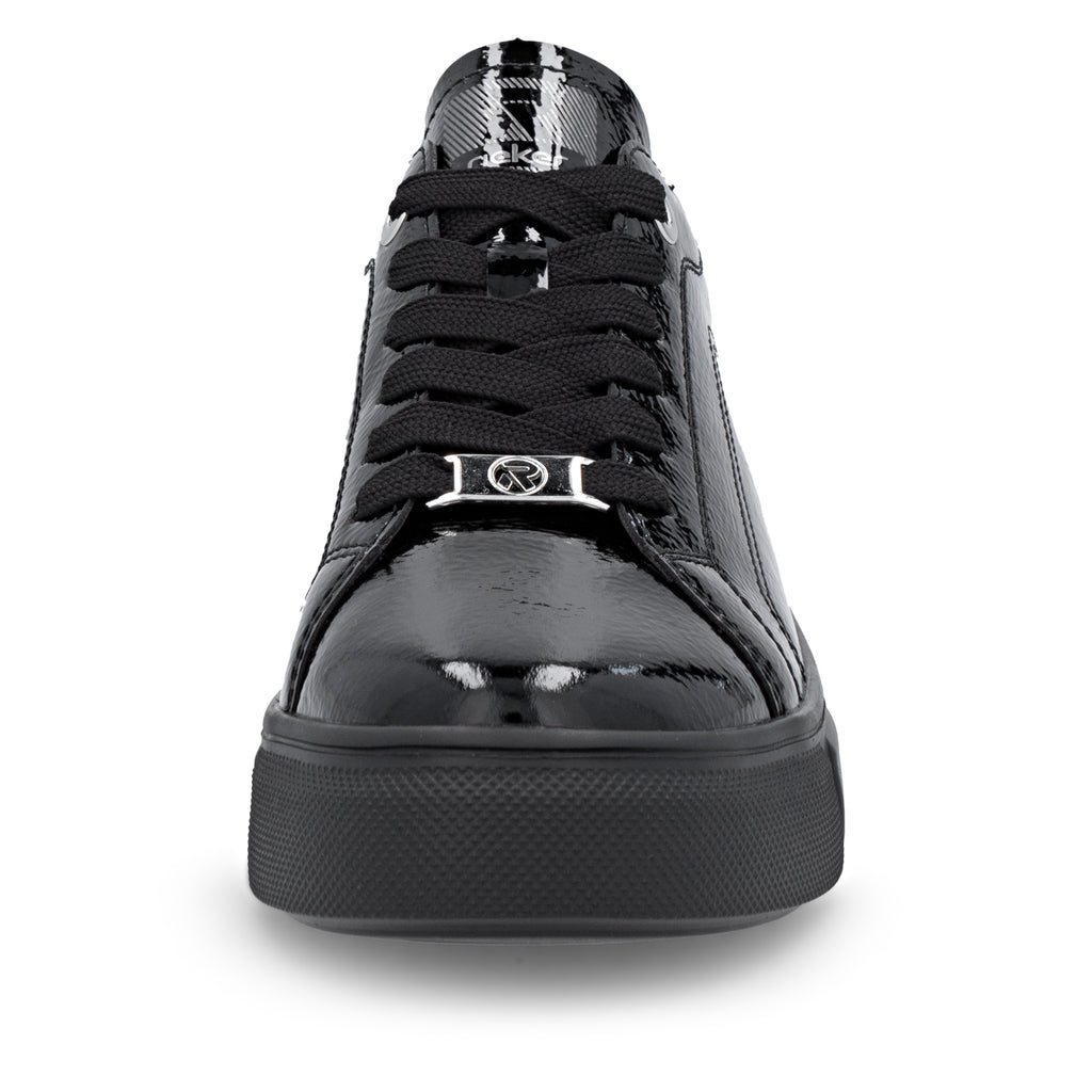 Black Elasticated Shoes for Women | Rieker W2601-00
