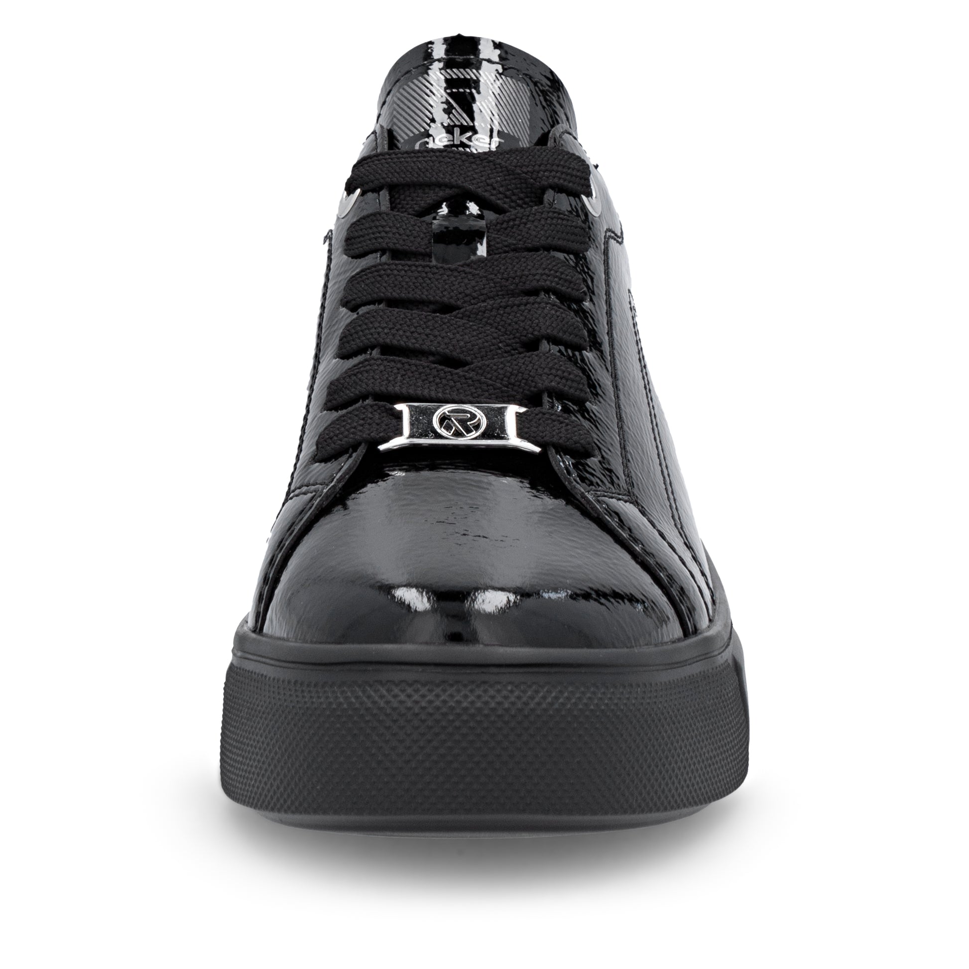 Black Elasticated Shoes for Women | Rieker W2601-00