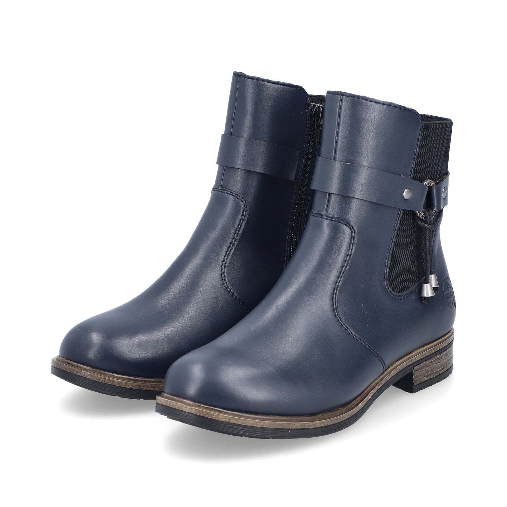 Blue Zip Boots for Women | Rieker 72258-14