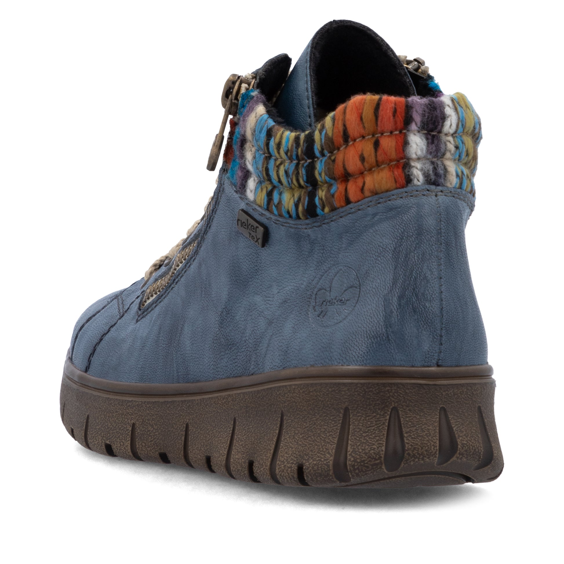 Blue Zip Boots for Women | Rieker N1305-14