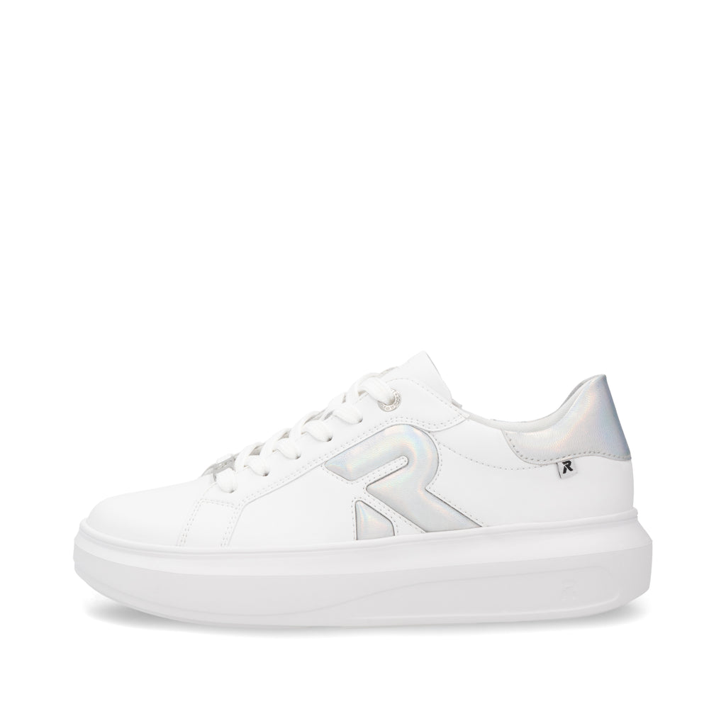 White Elasticated Shoes for Women | Rieker Sport W1204-82